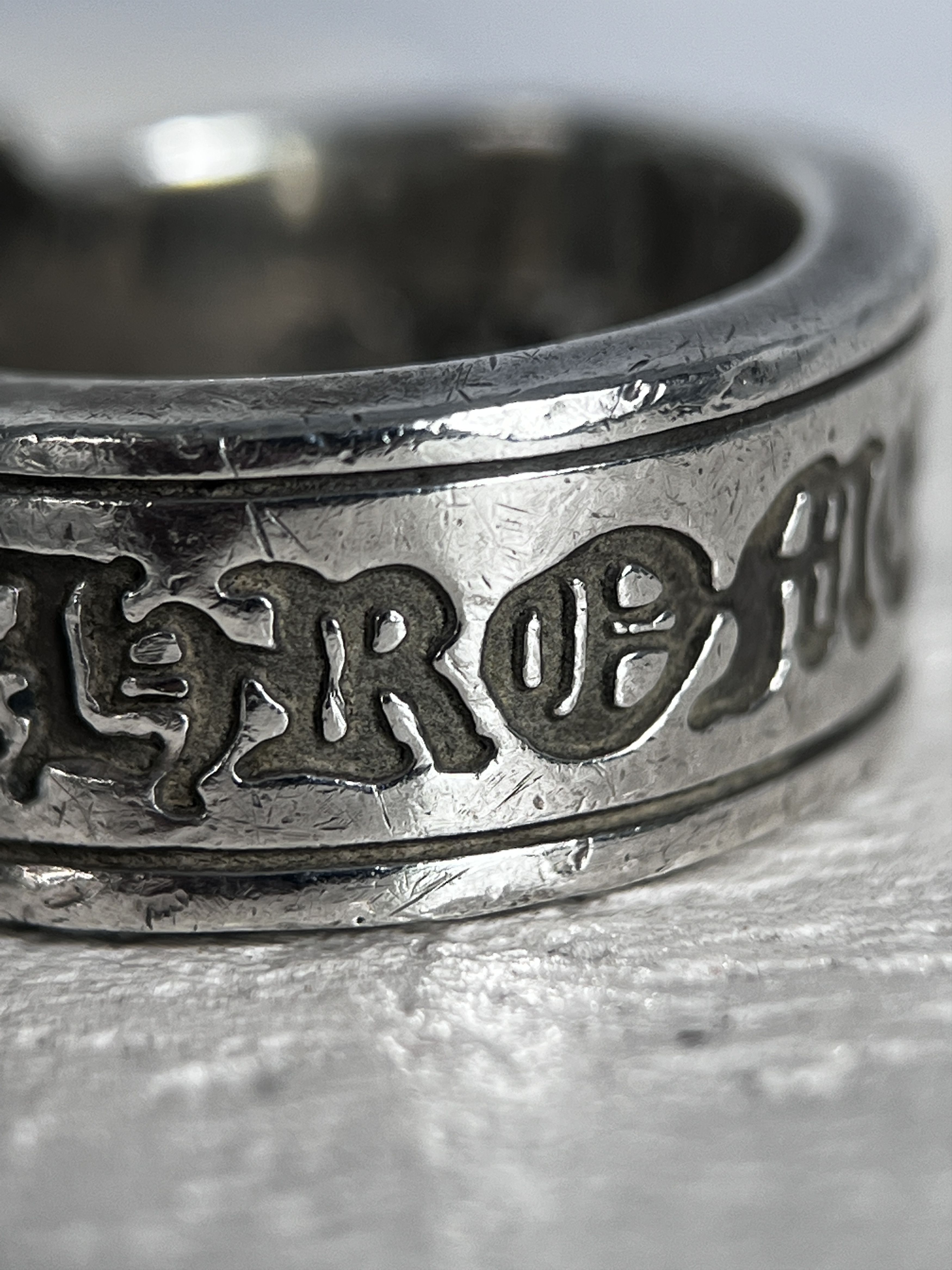 Chrome Hearts Chrome Hearts Scroll Band Ring 925 Sterling Silver Size 7.5 Size ONE SIZE - 4 Thumbnail
