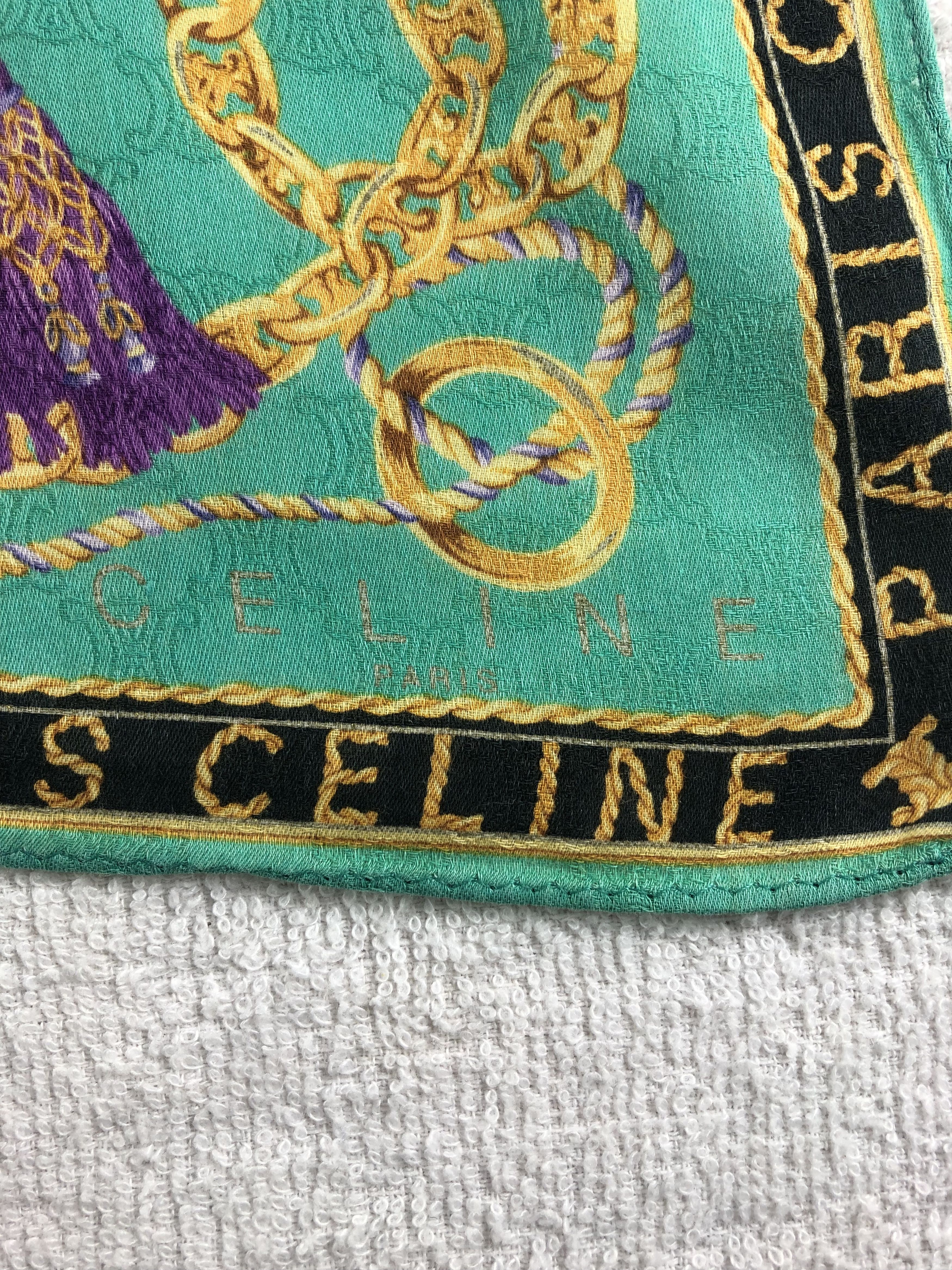 Celine Celine Handkerchief / Bandana / Neckerchief C228 Size ONE SIZE - 6 Thumbnail