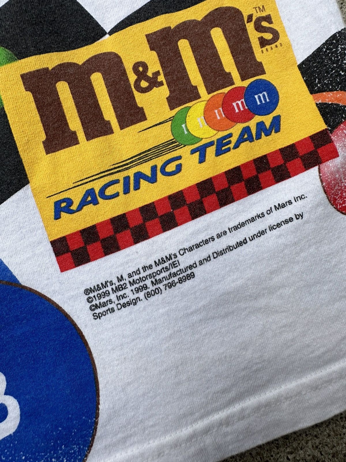 Vintage M&M’s Nascar Shirt