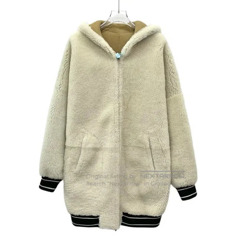 Dior Dior Colorblock Shearling Women's Coat . Size XS / US 0-2 / IT 36-38 - 2 Thumbnail