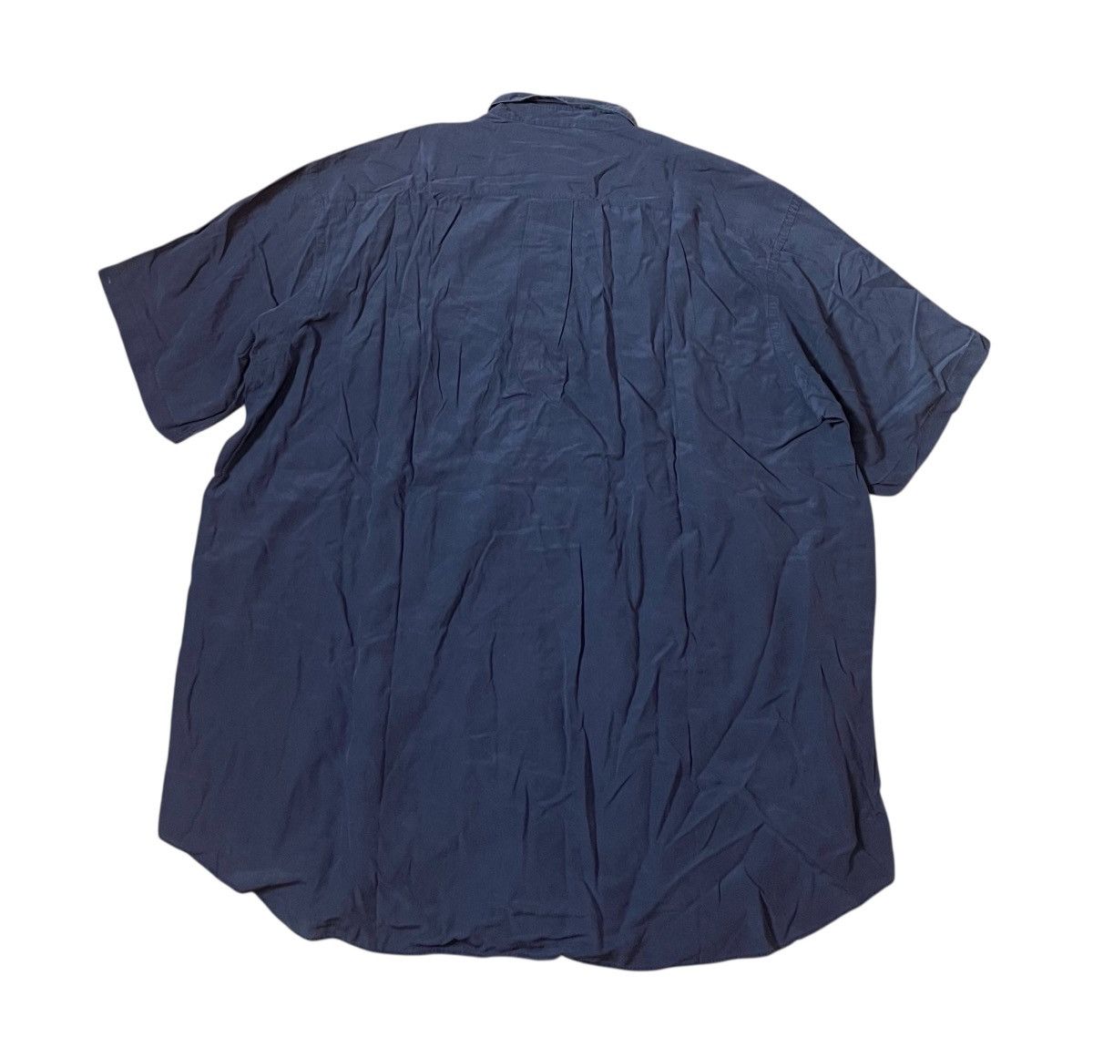 Comme des Garcons Vintage cdg homme flowy navy shirt Size US XL / EU 56 / 4 - 5 Thumbnail