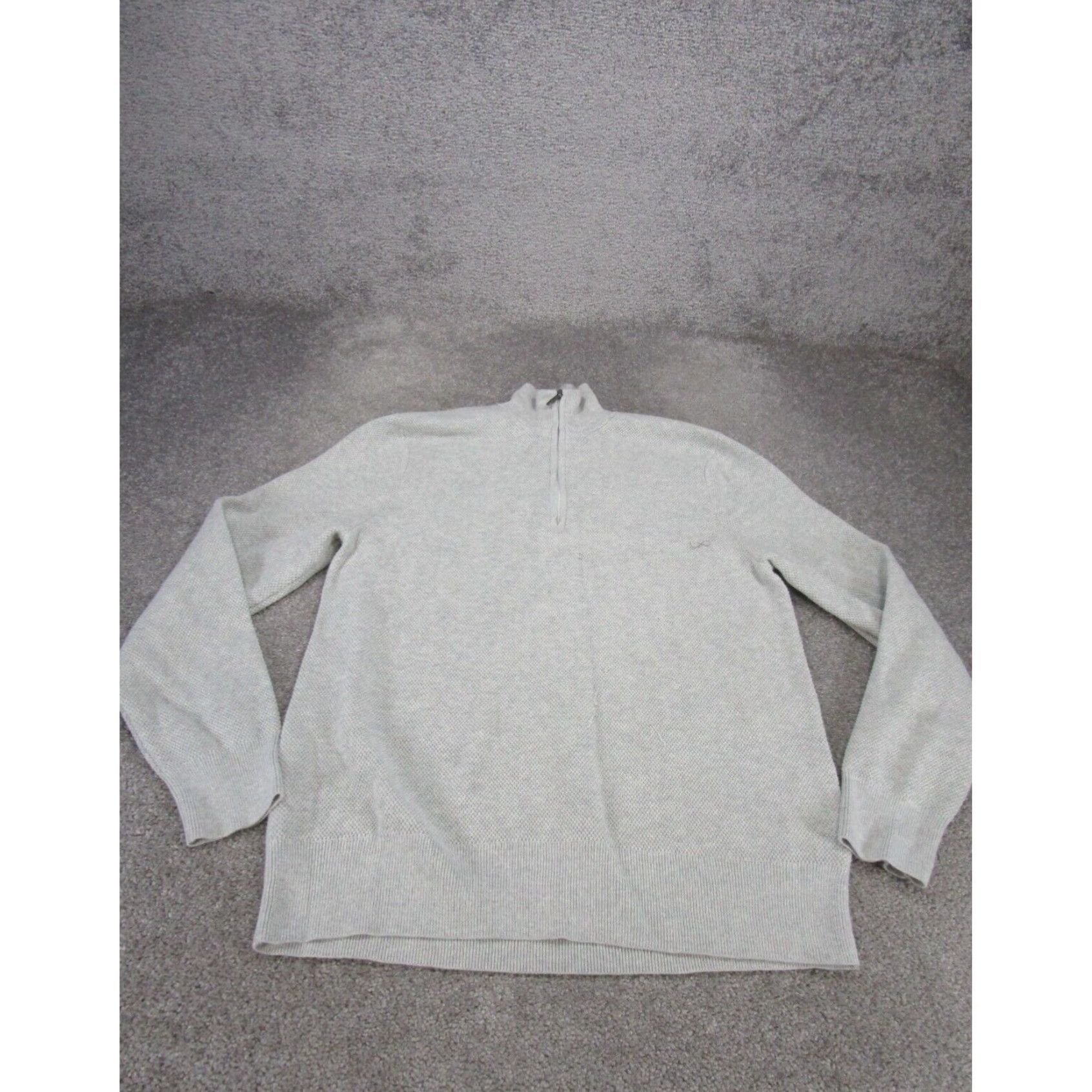 Brooks Brothers Brooks Brothers Mens Large Gray Mock Neck Sweater Size US L / EU 52-54 / 3 - 1 Thumbnail