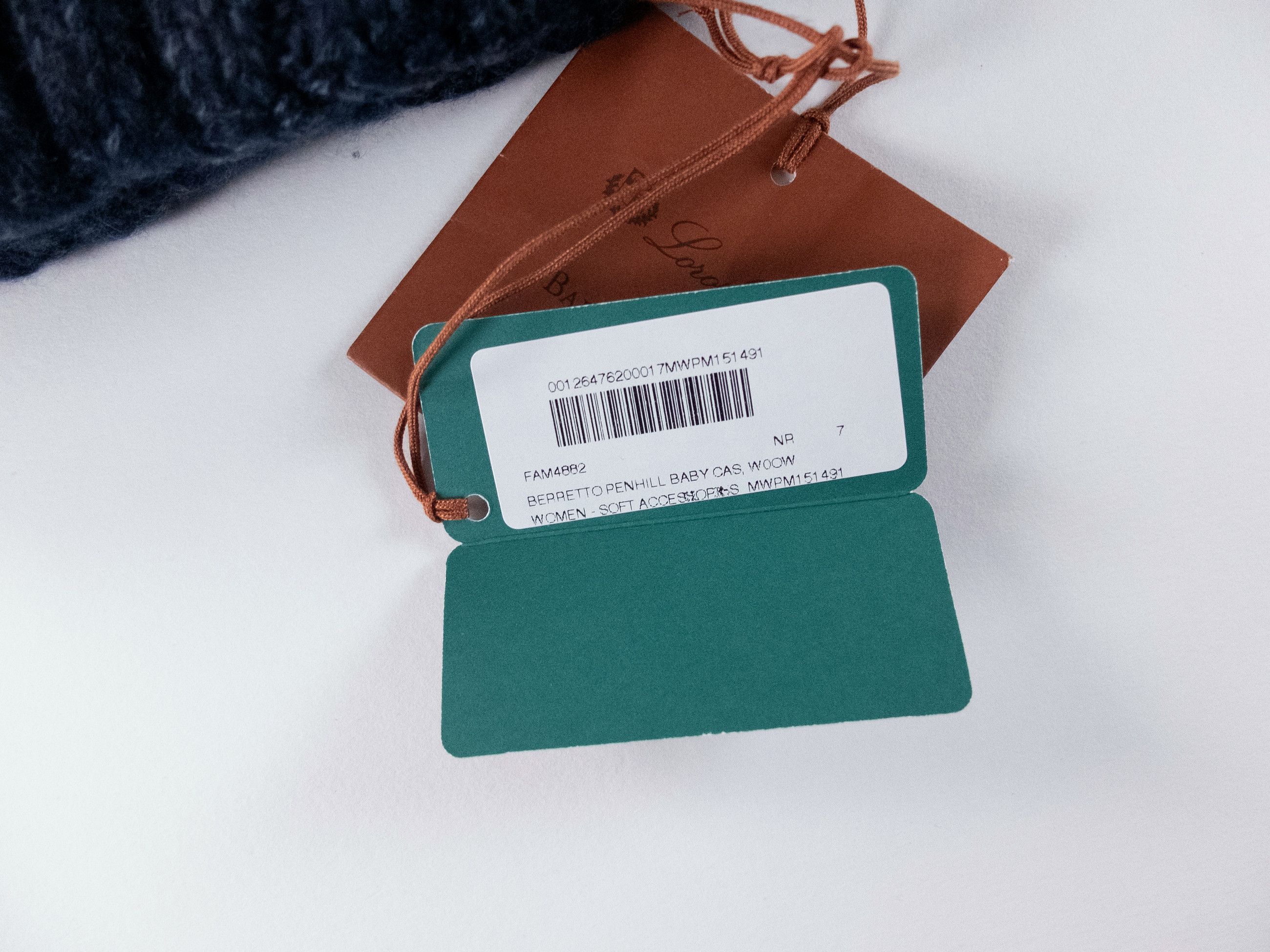 Loro Piana LORO PIANA Penhill navy blue baby cashmere beanie hat Size ONE SIZE - 3 Thumbnail