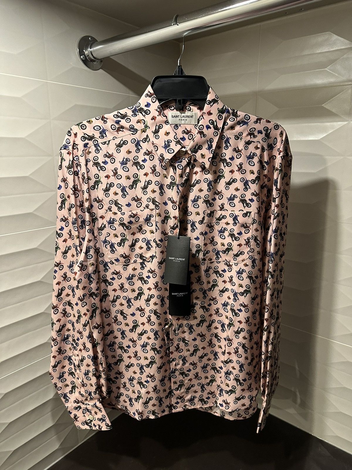 Saint Laurent Paris SAINT LAURENT dirt bike shirt Size US M / EU 48-50 / 2 - 1 Thumbnail