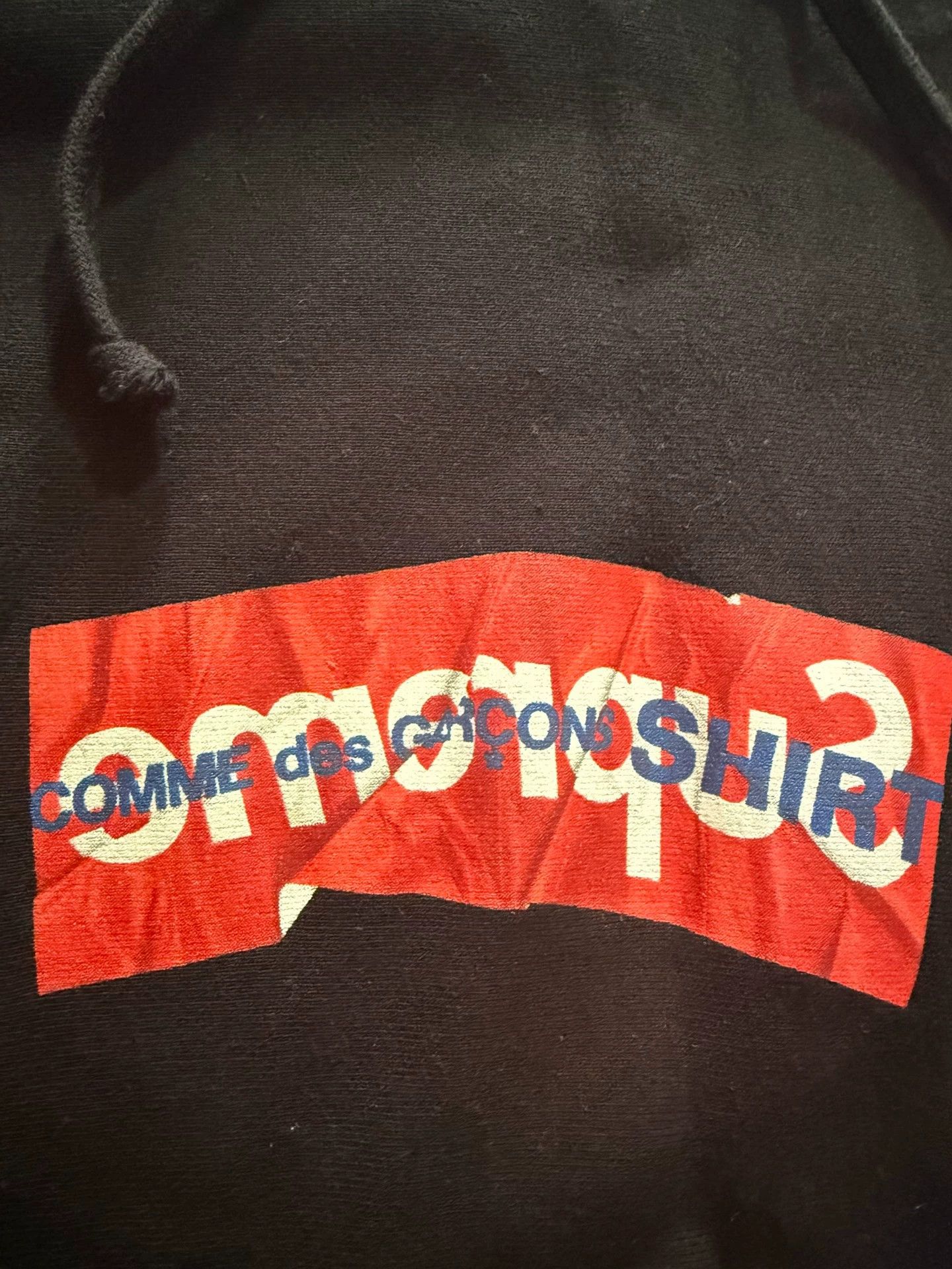 Supreme Supreme x CDG Box Logo Pleated Hoodie L Mint Size US L / EU 52-54 / 3 - 3 Thumbnail