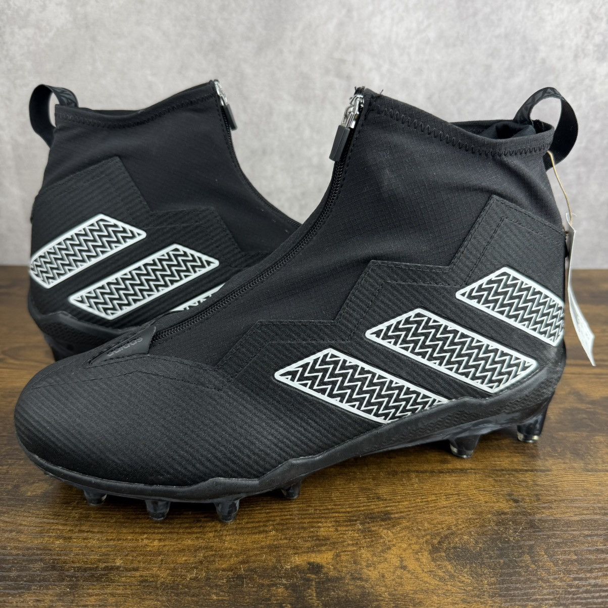 Adidas NEW adidas Nasty Fly 2.0 Black Metallic GV8309 Sz 12 Cleats Size US 12 / EU 45 - 2 Thumbnail