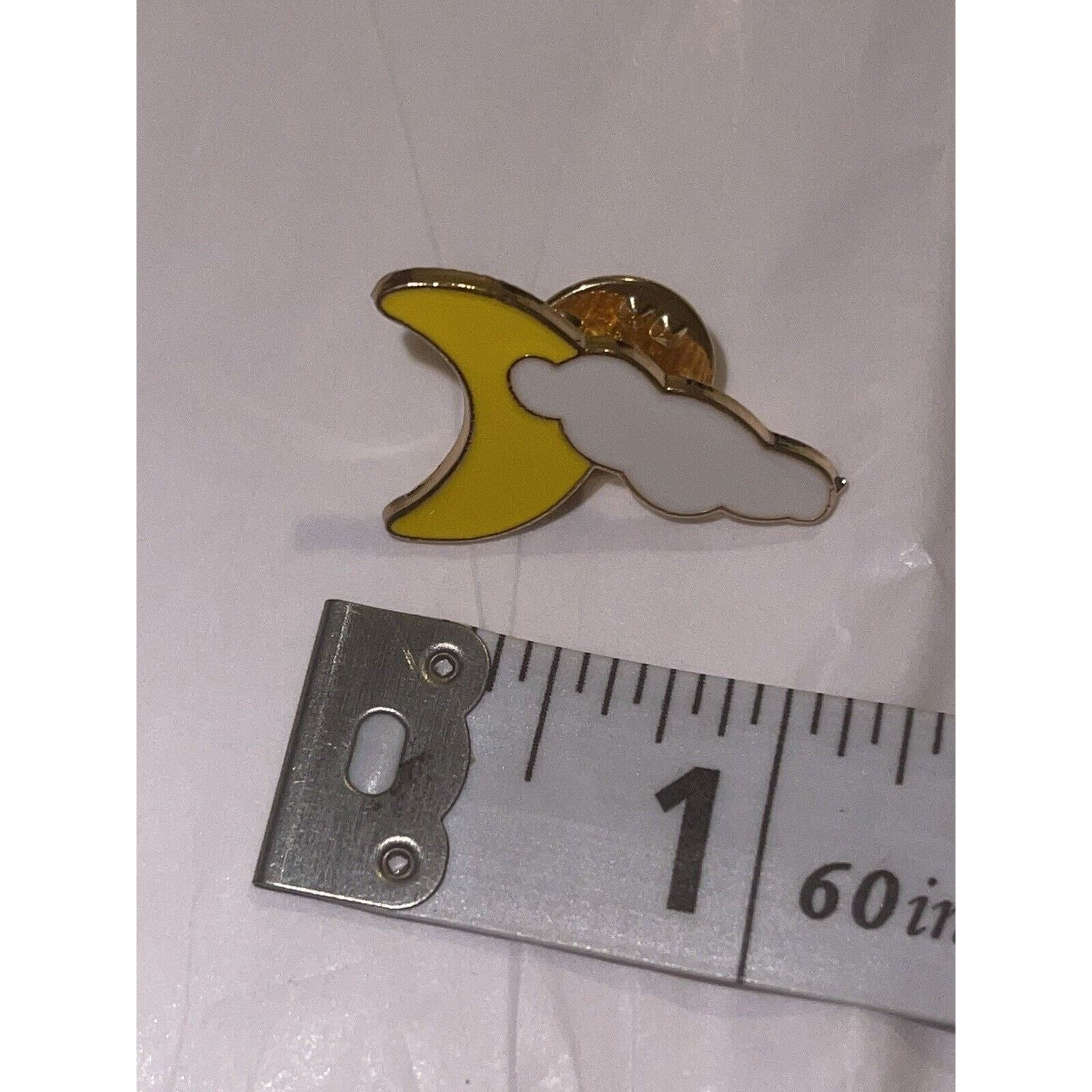 Other Mystical Spiritual Moon Cloud Pin Brooch Size ONE SIZE - 1 Preview