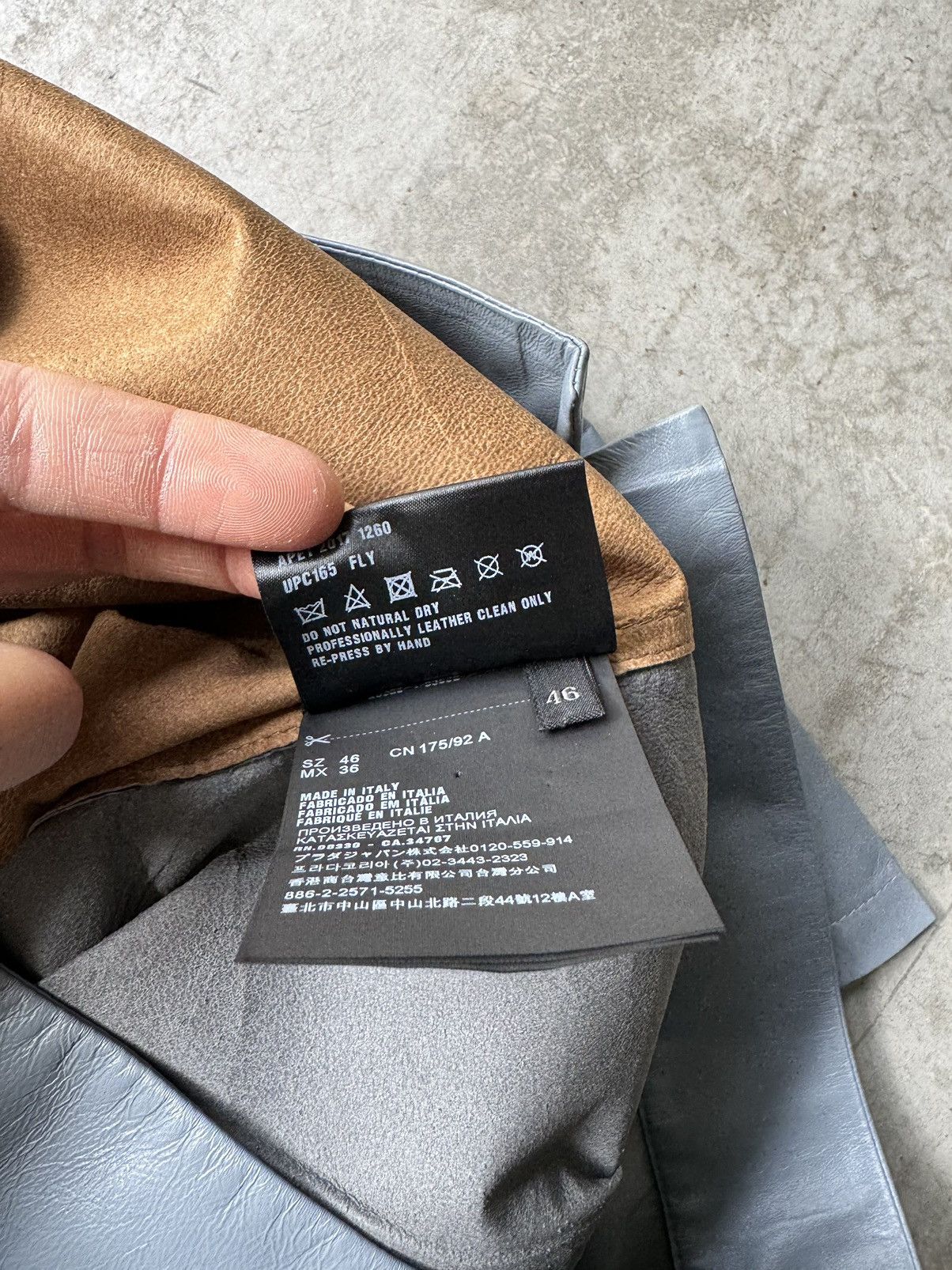 Prada Prada SS18 Two Tone Leather Shirt Size US M / EU 48-50 / 2 - 5 Thumbnail