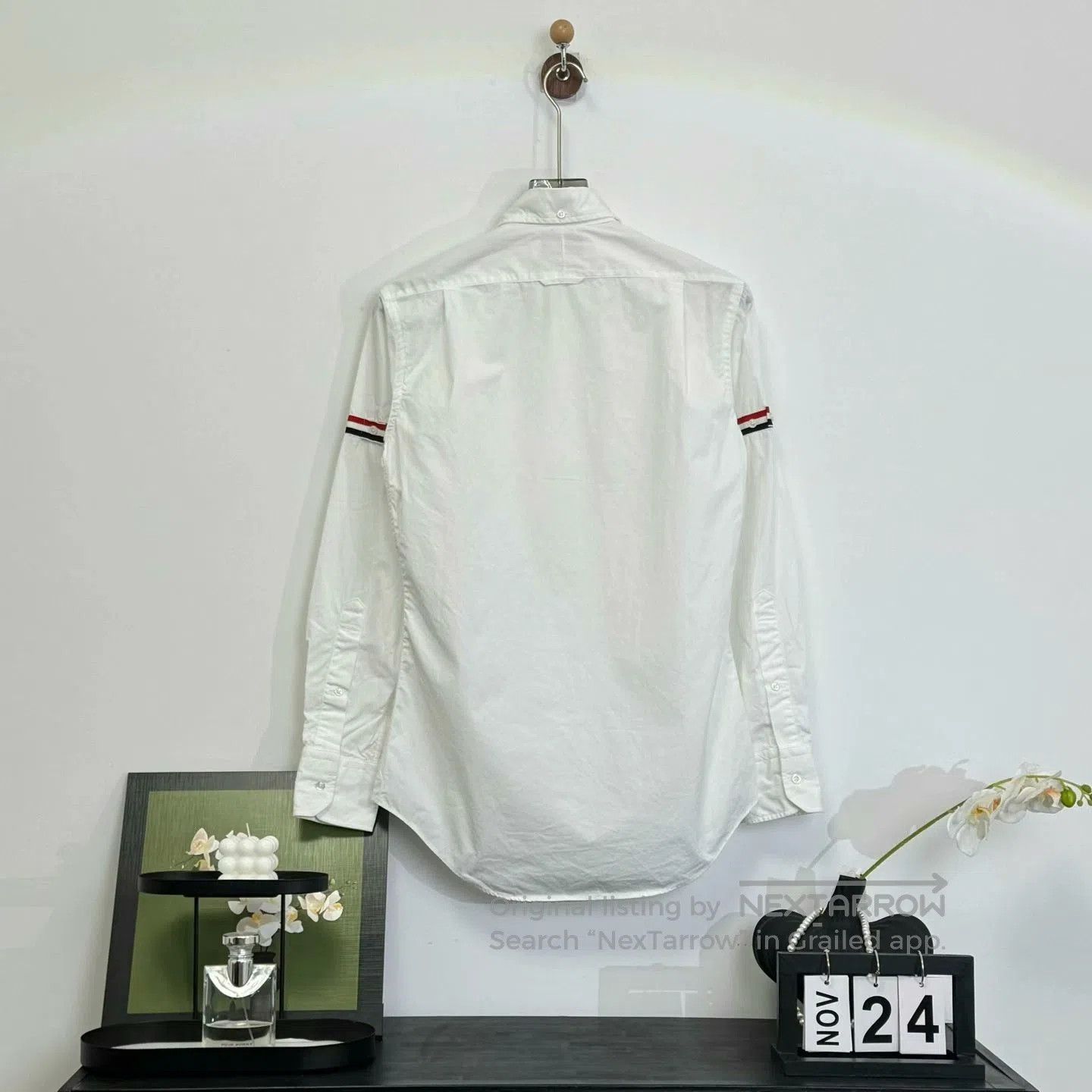 Thom Browne Thom Browne White Double-Sleeve Shirt Size 1. Size US S / EU 44-46 / 1 - 5 Thumbnail