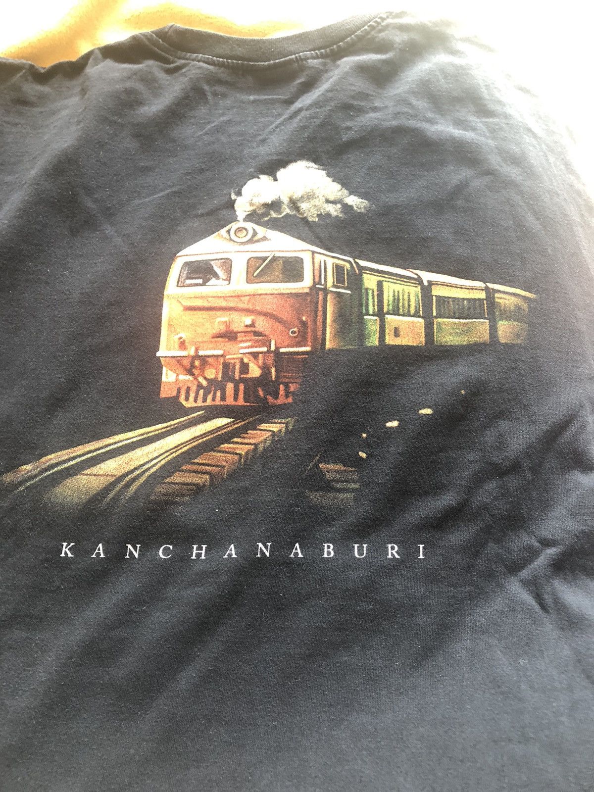 Other × Vintage KANCHANABURI WW2 RARE VINTAGE THAILAND TEE SHIRT Size US L / EU 52-54 / 3 - 4 Thumbnail