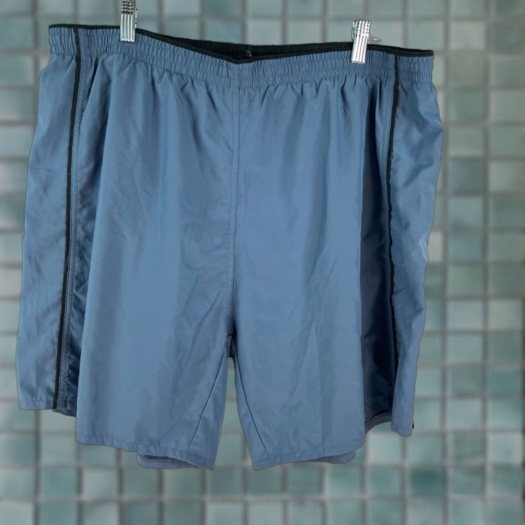 Vintage Hind Race Ready Running Jogging Mens Blue Lined Shorts Rear Pocket XL Hind Size US 36 / EU 52 - 1 Thumbnail