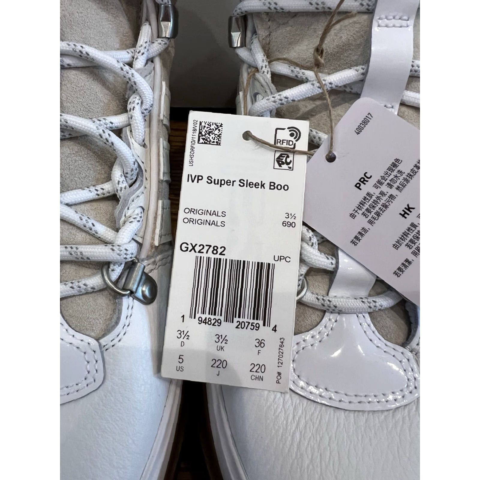 Adidas VINTAGE adidas Super Sleek Boot Beyoncé White High Top Athletic Sneakers Size 7 Women / Size 5 Men Size M / US 6-8 / IT 42-44 - 2 Thumbnail