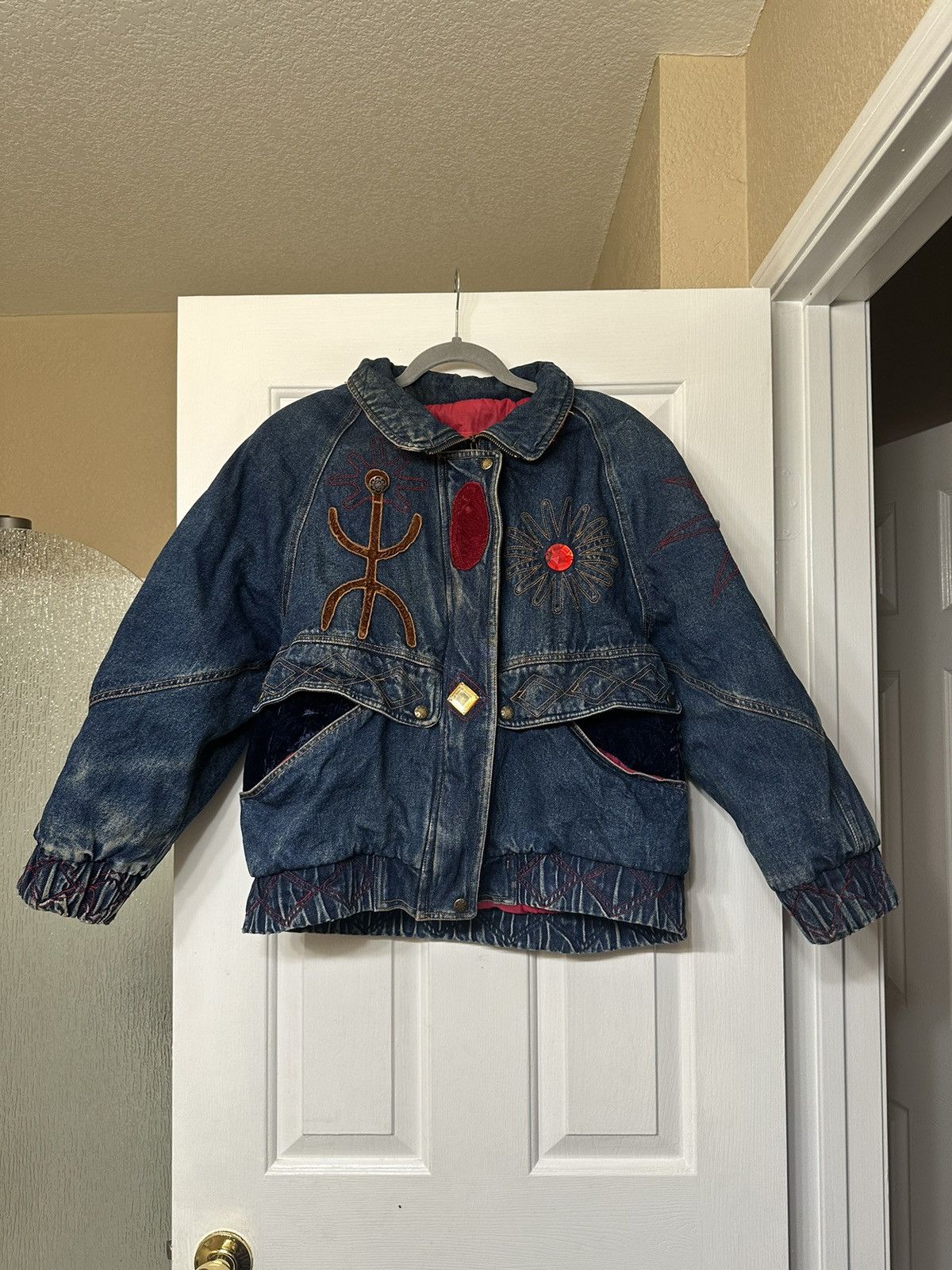 Kith Izzi Vintage 80’s Denim Jacket - North Star Kith Patchwork Size S / US 4 / IT 40 - 1 Thumbnail