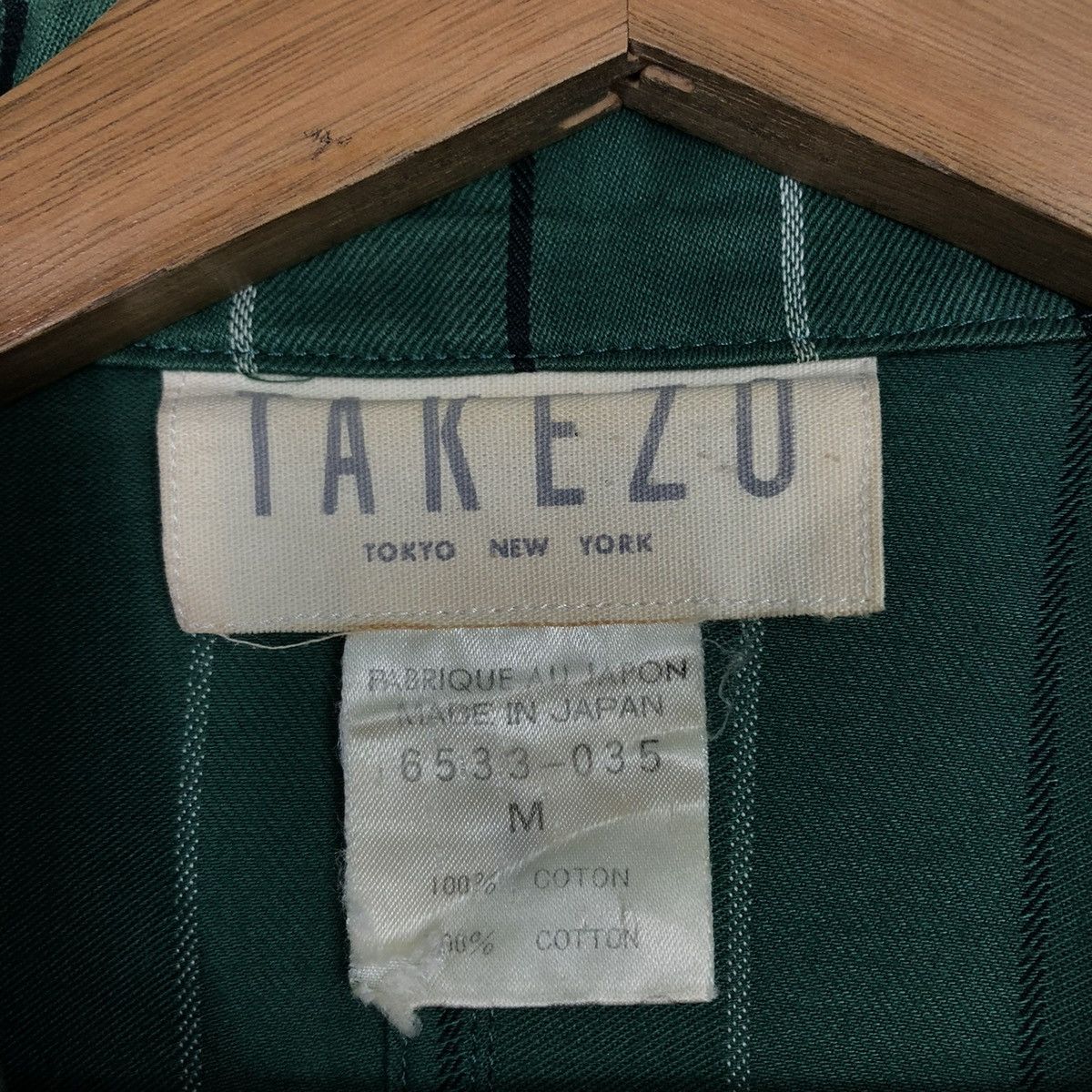 Issey Miyake 🔥VINTAGE CHORE WORKER JACKET HICKORY TAKEZO TOKYO NEW YORK Size US M / EU 48-50 / 2 - 19 Thumbnail