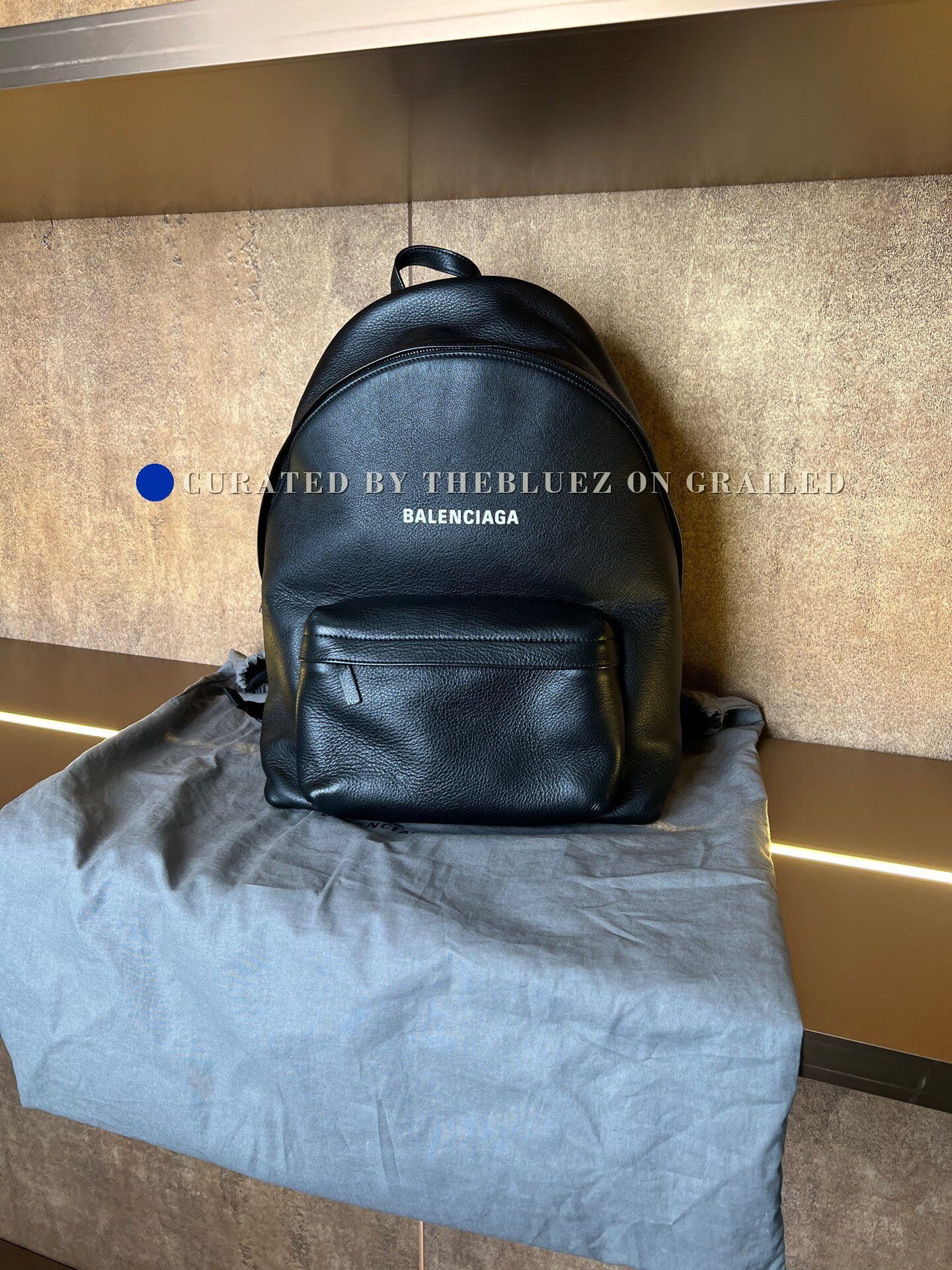 Balenciaga Balenciaga Leather Backpack Size ONE SIZE - 1 Thumbnail