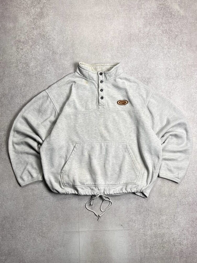 Nike × Vintage VINTAGE 90’s NIKE SWOOSH COTTON BAGGY TRACKSUIT Y2K L Size US L / EU 52-54 / 3 - 4 Thumbnail