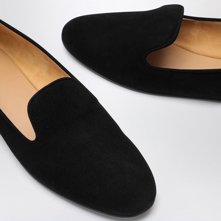 The Row o1d2blof1024 Lippi Suede Loafers in Black Size US 7.5 / IT 37.5 - 5 Thumbnail