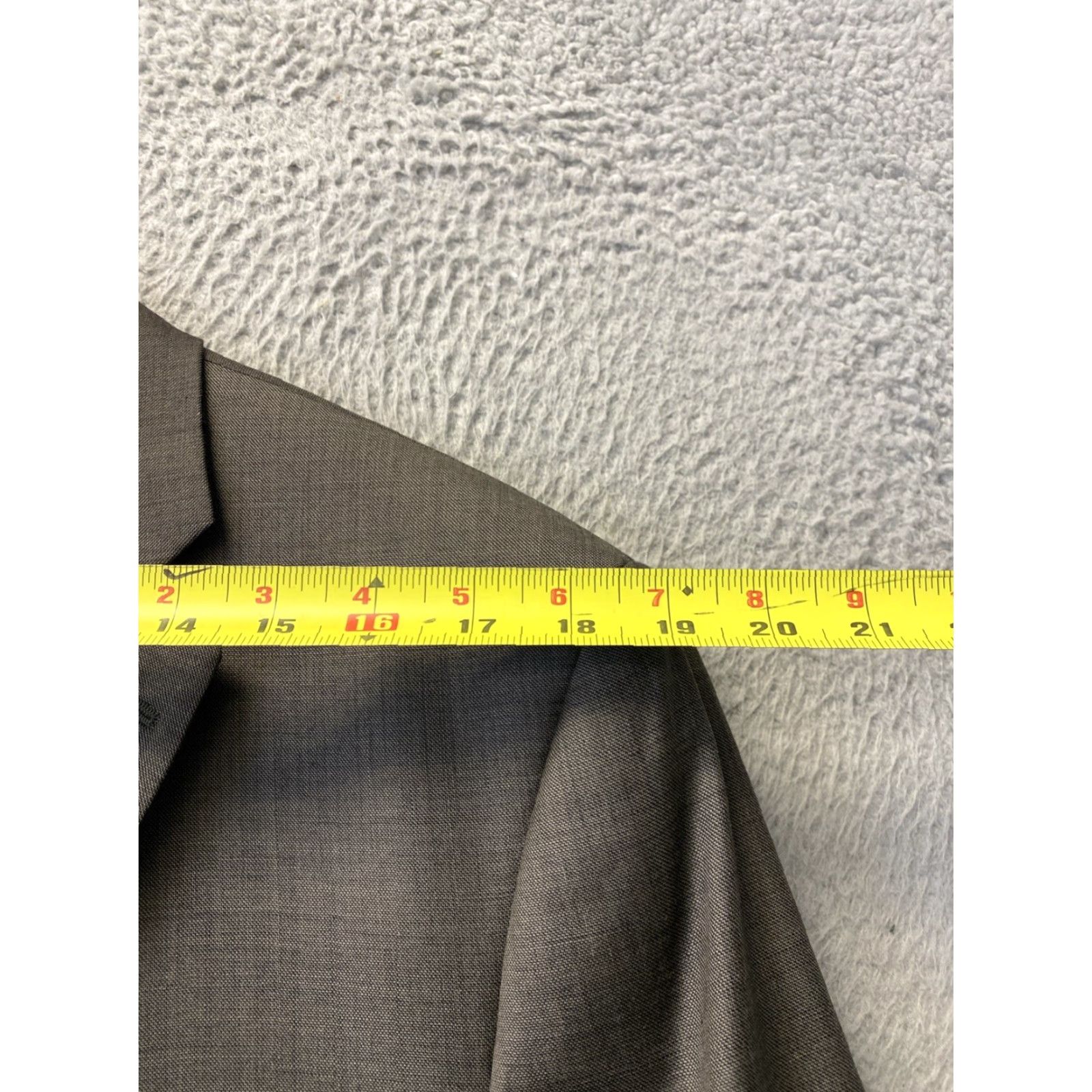 Ralph Lauren Lauren Ralph Lauren Blazer Adult 44S Taupe Brown Wool Two-Button Sport Coat Formal Preppy Mens Size 44S - 7 Thumbnail