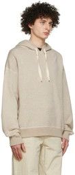Jil Sander o1y1124 Cashmere Hoodie in Beige Size US L / EU 52-54 / 3 - 2 Thumbnail