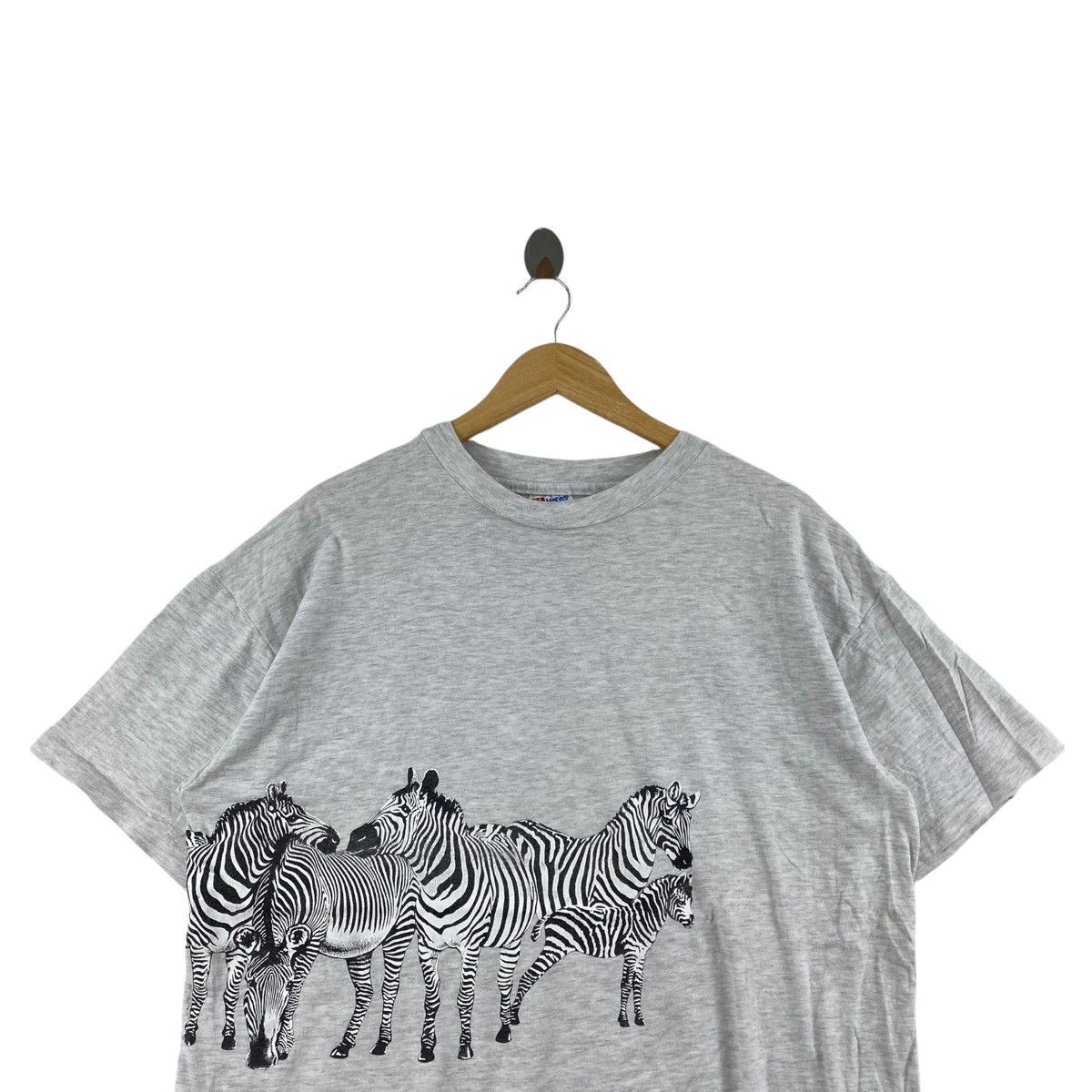 Vintage Vintage 80s HARLEQUIN ECKLER NG Habitat Wildlife Print Grey Size US L / EU 52-54 / 3 - 2 Thumbnail