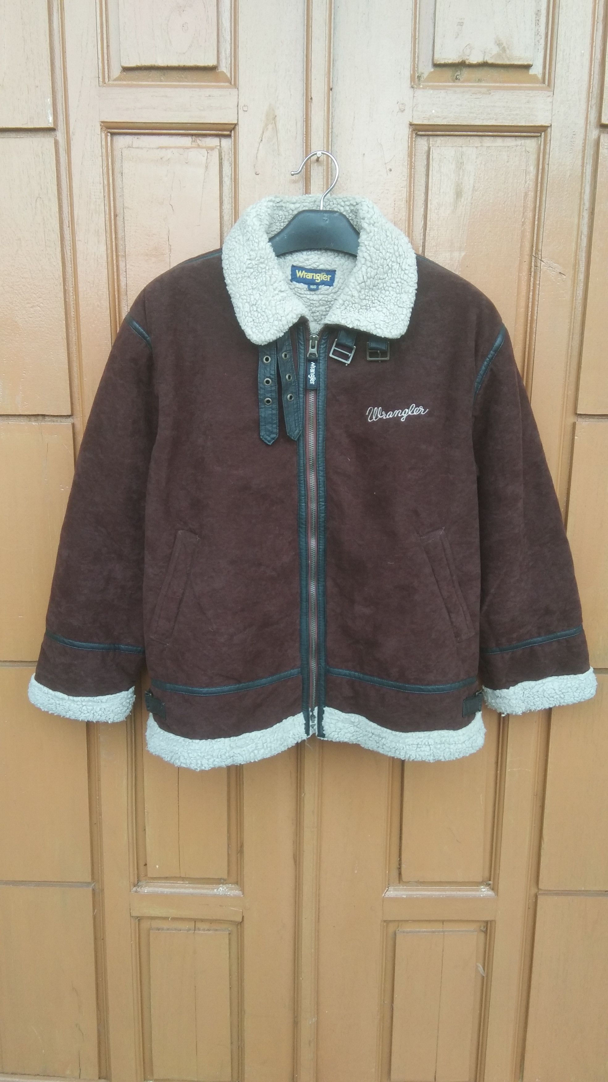 Japanese Brand × Vintage × Wrangler Vtg Wrangler B3 jacket Size S / US 4 / IT 40 - 1 Thumbnail