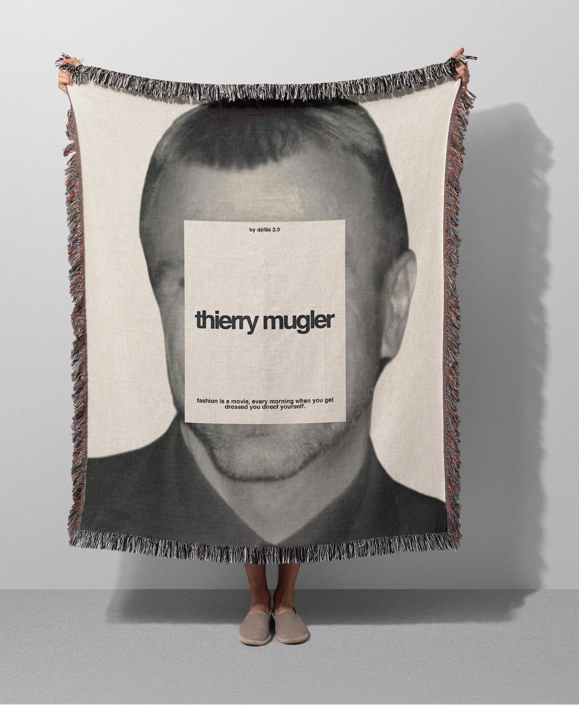 Thierry Mugler Thierry Mugler Blanket Woven Art Poster Gift Logo Book Size ONE SIZE - 1 Thumbnail