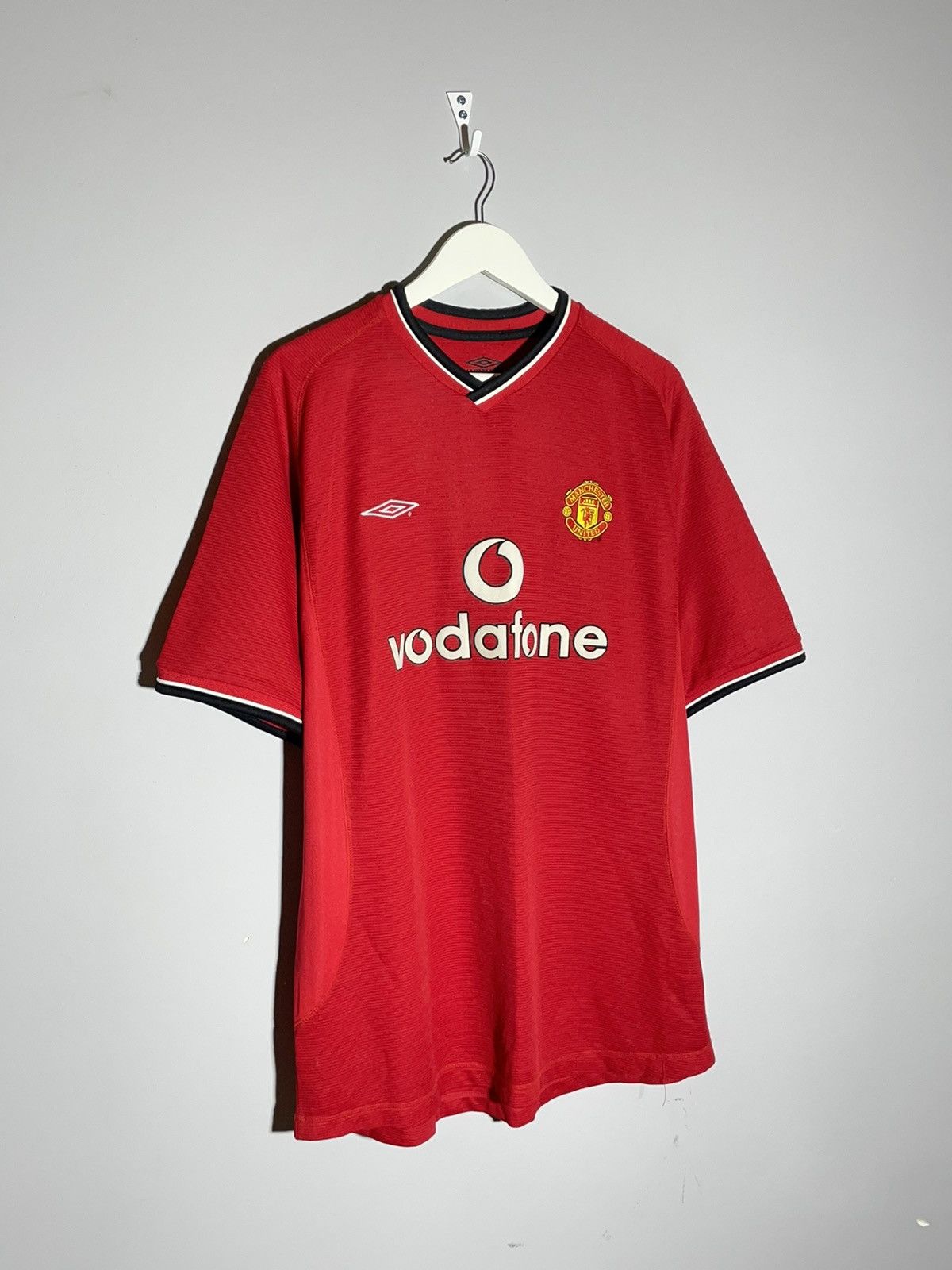 Vintage Manchester United Umbro Vintage 2001/02 Home Football Shirt Size US XL / EU 56 / 4 - 2 Thumbnail