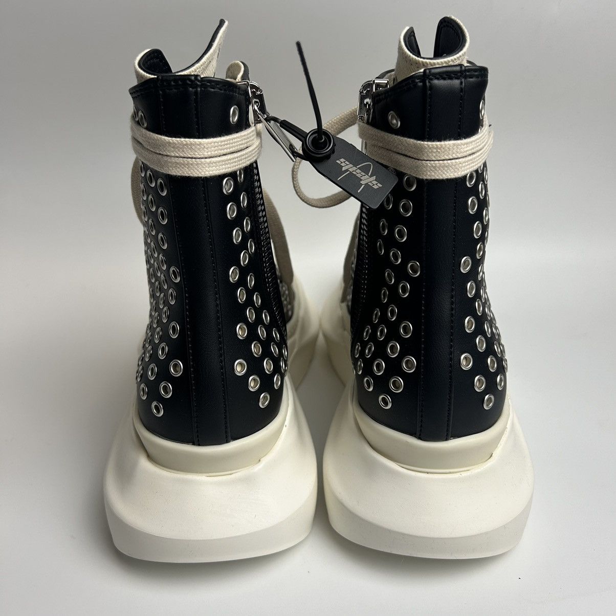 Rick Owens Rick Owens Abstract Ramones High Gimp Eyelets Size US 13 / EU 46 - 4 Thumbnail