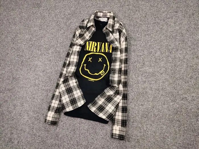 Flannel Vintage Flannel Shirt Travis Scott Style Size US S / EU 44-46 / 1 - 3 Thumbnail