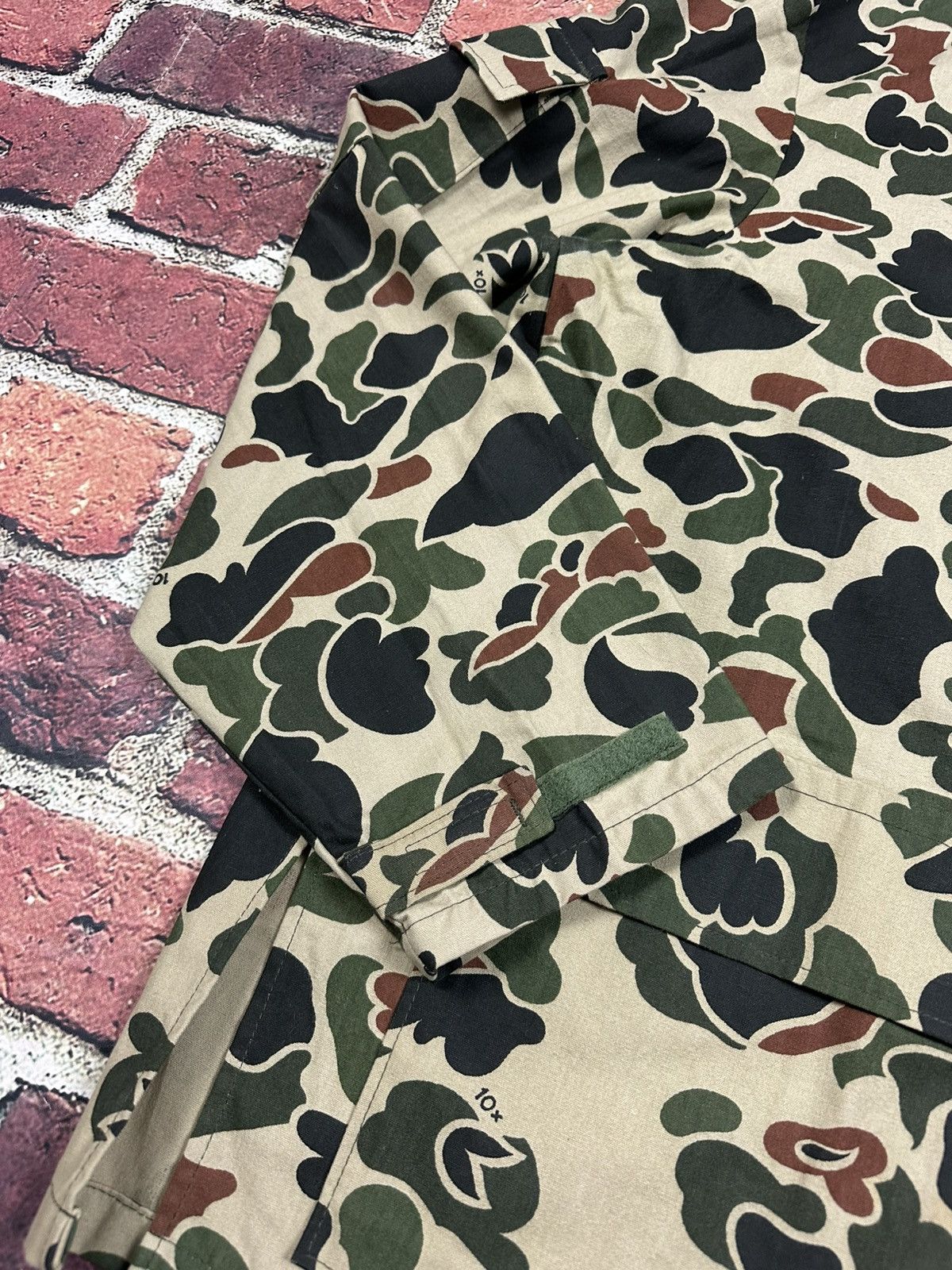Other Vintage 10x Duck Camo Bomber Jacket Zip Canvas Hunting 90s Size US L / EU 52-54 / 3 - 12 Thumbnail