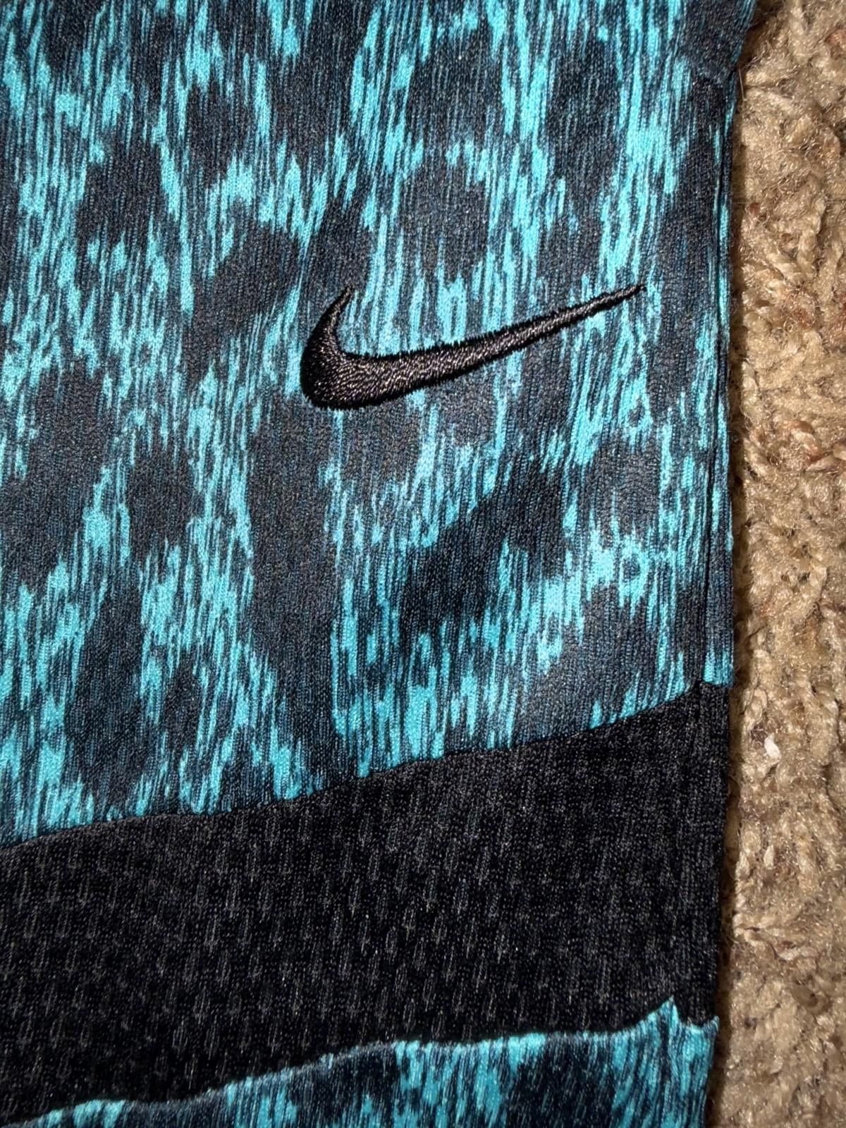 Nike Nike Icon Men's Dri-FIT 8" Black Leopard Basketball Shorts Sample Size US 32 / EU 48 - 3 Thumbnail