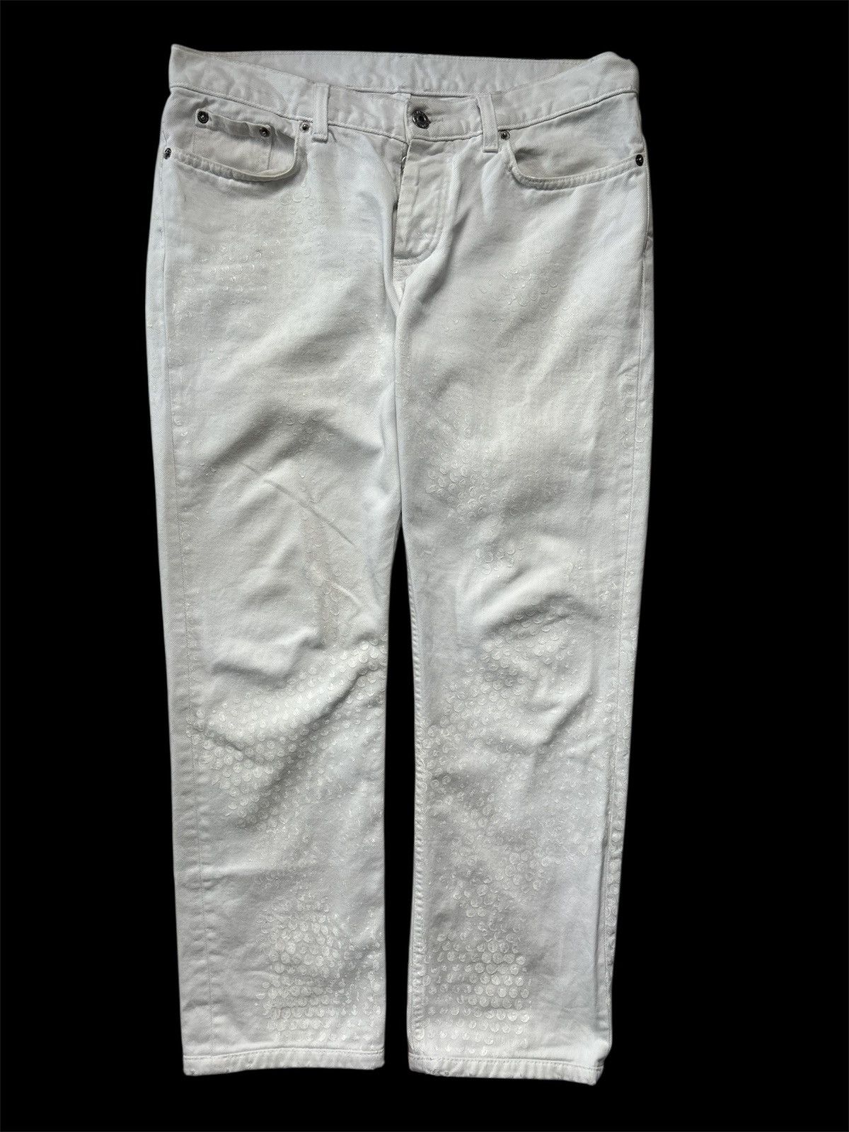 パンツ 03ss Helmut Lang RUBBER TIRE PRINT 33 Helmut Lang Helmut lang 03ss rubber tire print jeans | Grailed