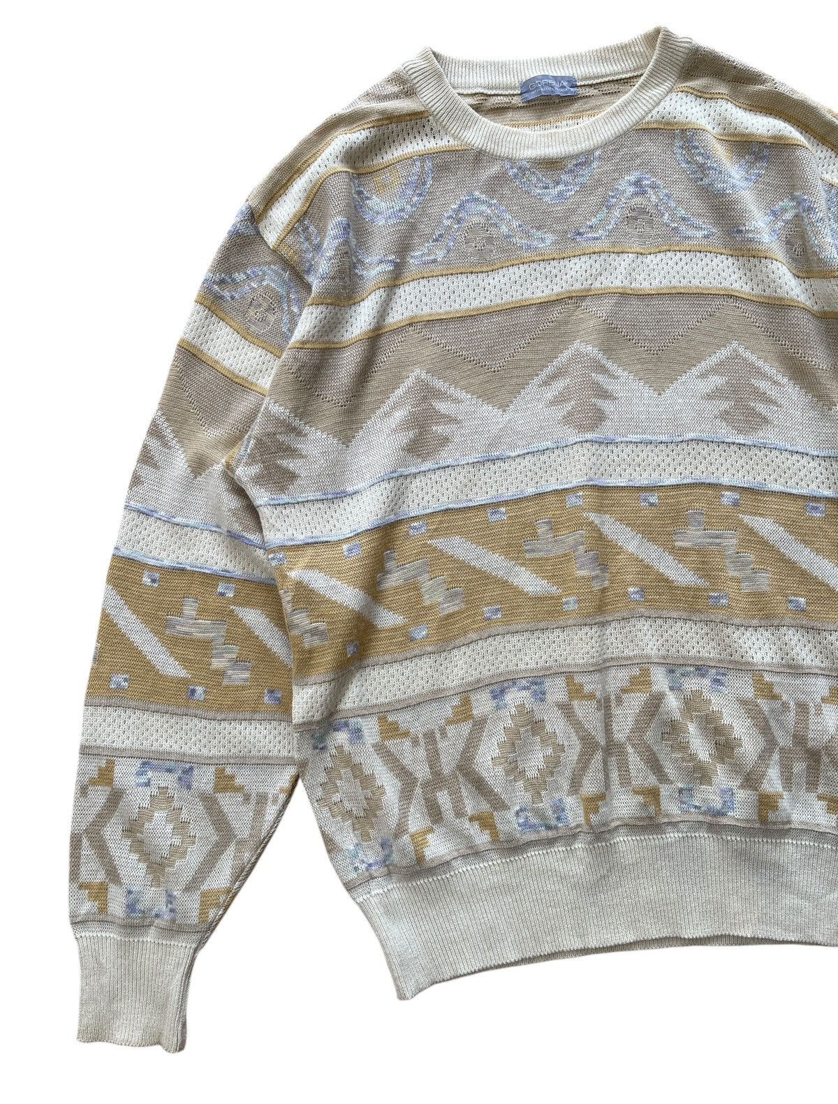 Japanese Brand Vintage Geometric Jumper Knit Sweater Size US L / EU 52-54 / 3 - 5 Thumbnail