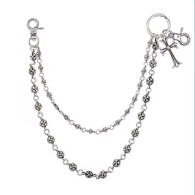 Jewelry Punk Rock Metal Pants Waist Chain Size ONE SIZE - 5 Thumbnail