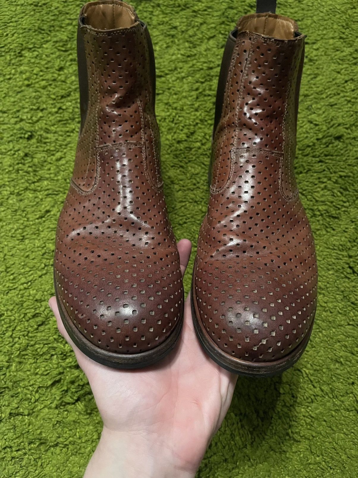 Shoto Shoto real leather chelsea boots Size US 12 / EU 45 - 4 Thumbnail