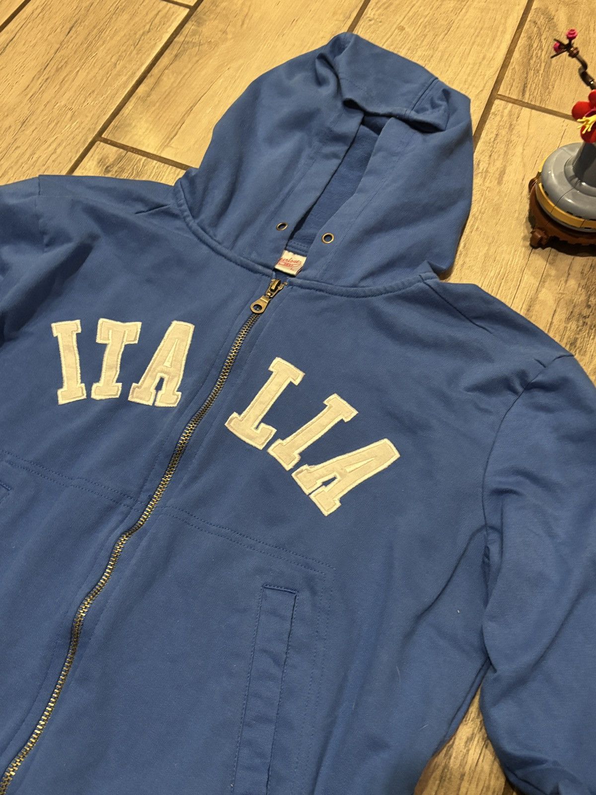 Vintage Vintage Y2K ITALIA Zip Up Hoodie Size M / US 6-8 / IT 42-44 - 3 Thumbnail