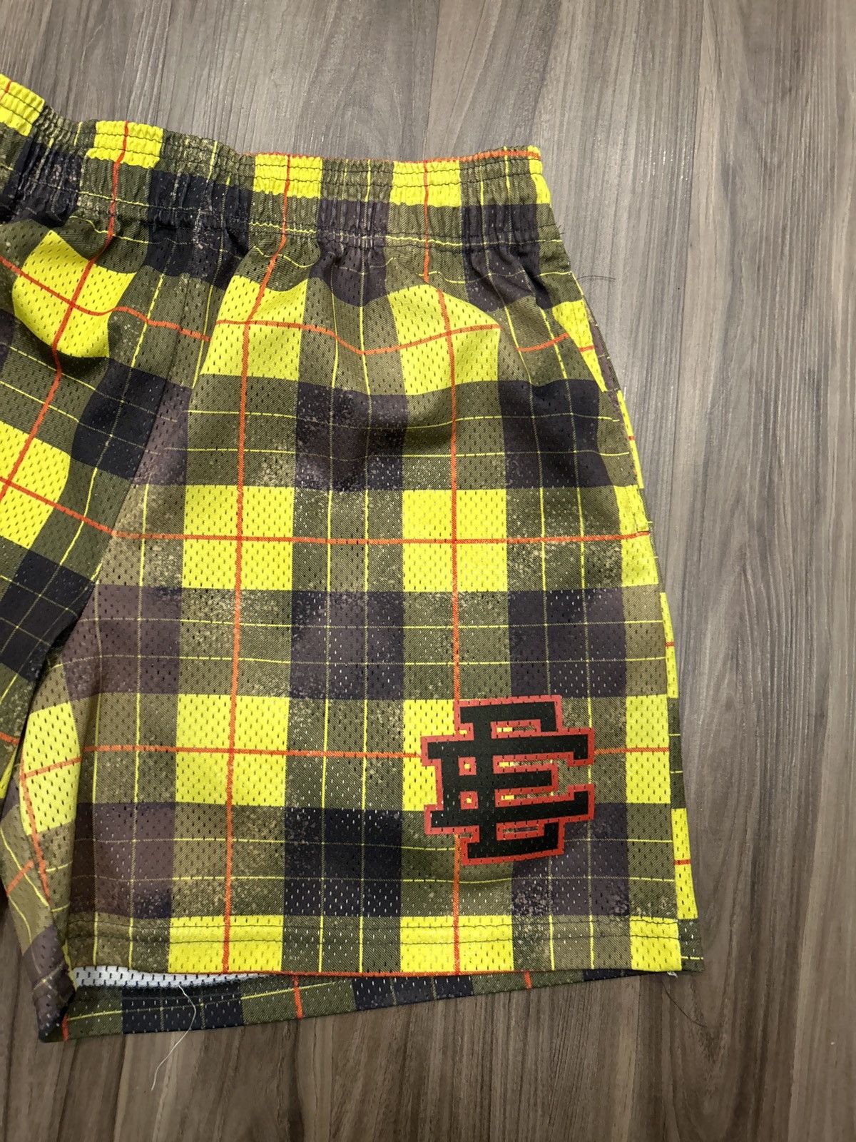 Eric Emanuel Eric emanuel yellow plaid shorts Size US 36 / EU 52 - 3 Thumbnail