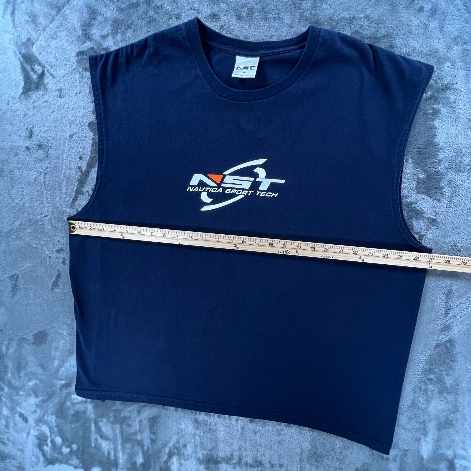 Nautica Nautica Sport Tech Sleeveless T Shirt Men XXL Made In USA Vi Size US XXL / EU 58 / 5 - 6 Thumbnail