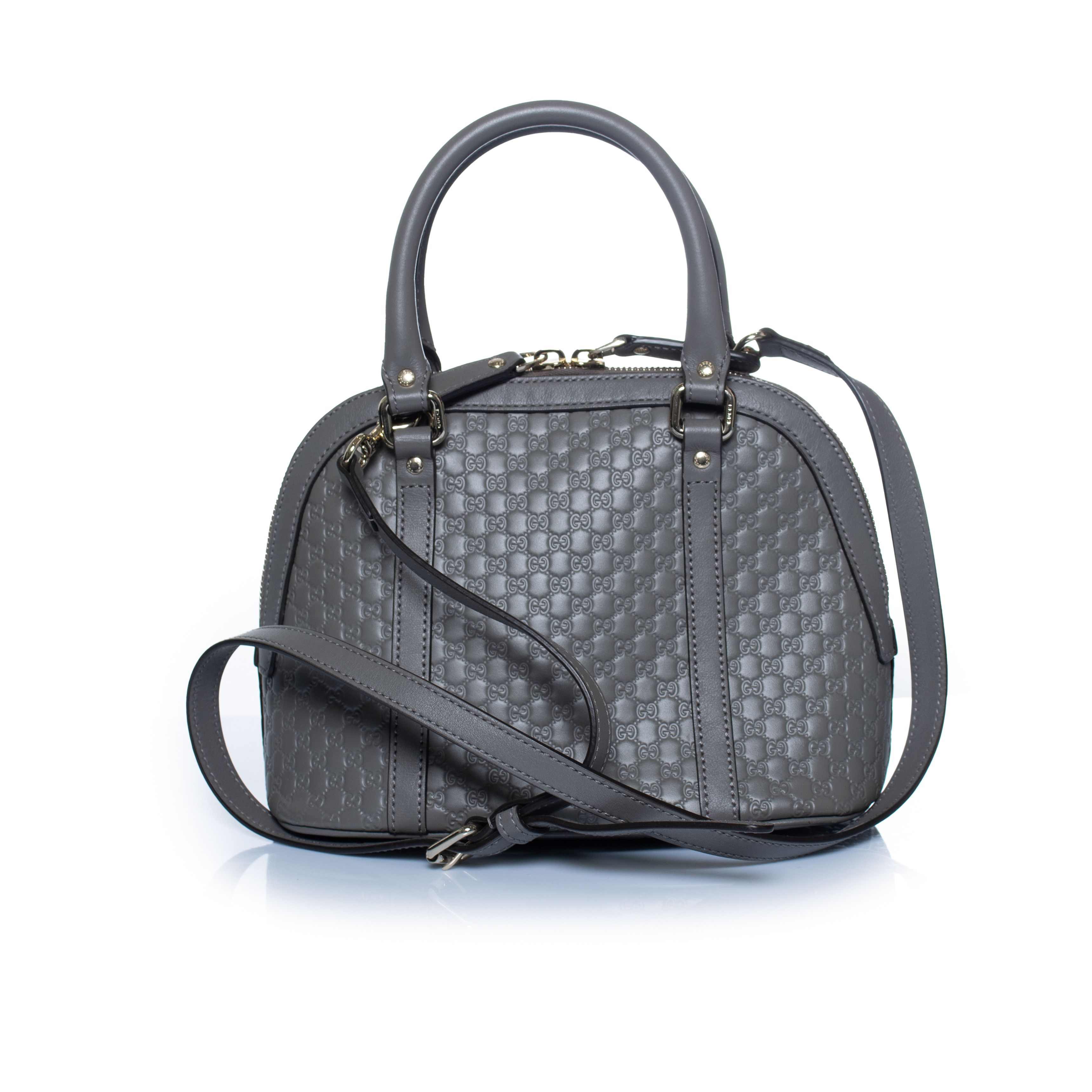 Gucci Gucci, Microguccissima dome in grey Size ONE SIZE - 6 Thumbnail