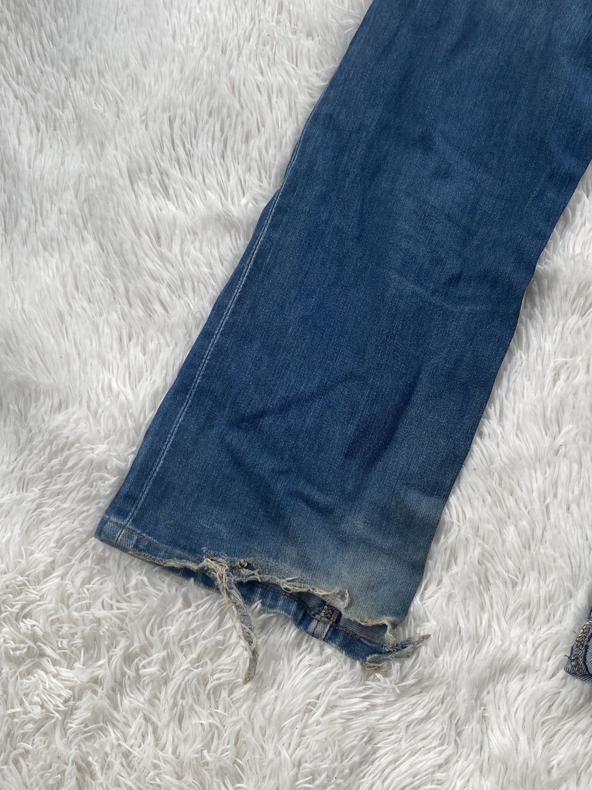 Lee 🔥Vintage🔥Lee Cowboy Selvedge Buttoned distressed Size US 30 / EU 46 - 8 Thumbnail