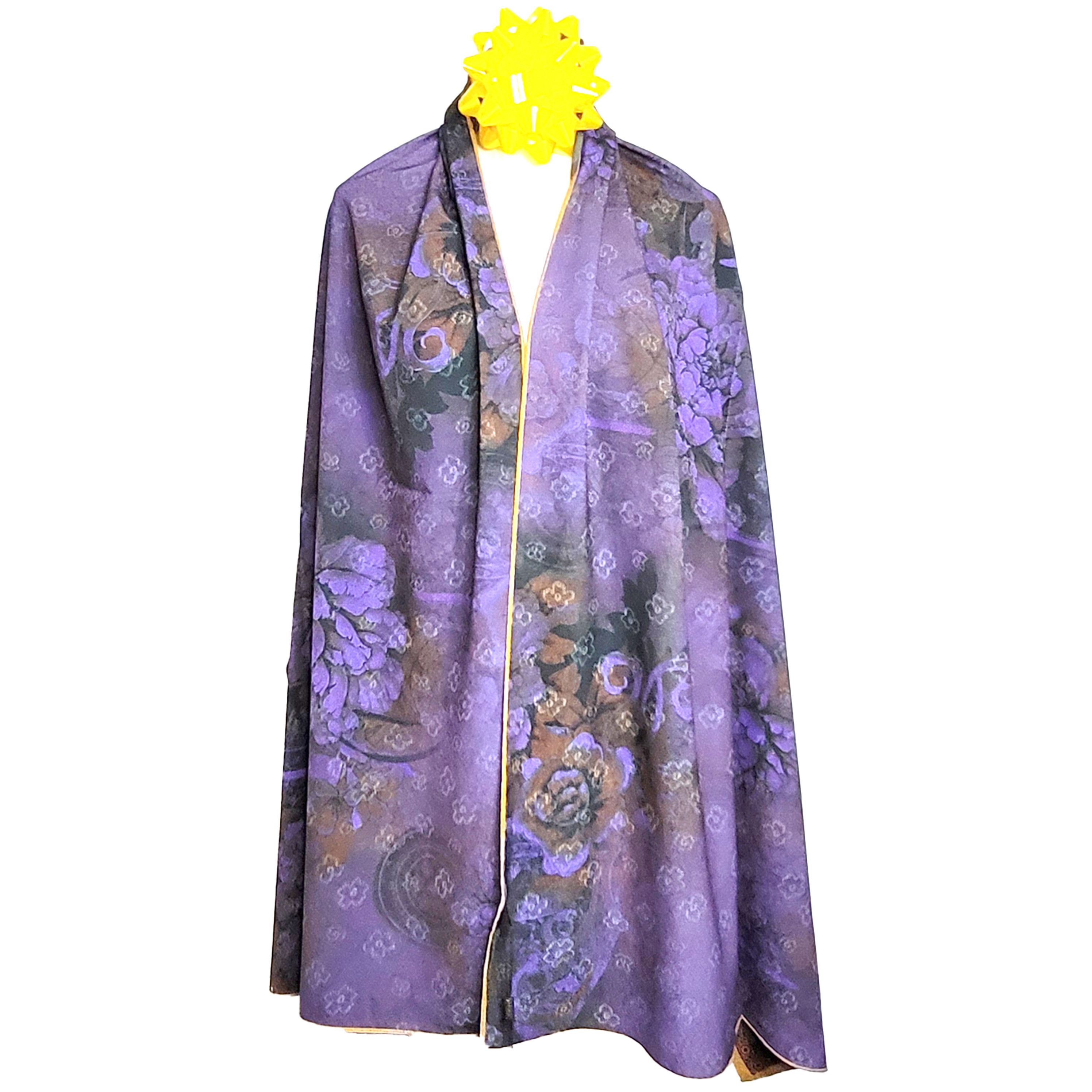 Other Double-Sided Silk Scarf 27"x70" Long Rectangle 3312 Size ONE SIZE - 5 Thumbnail