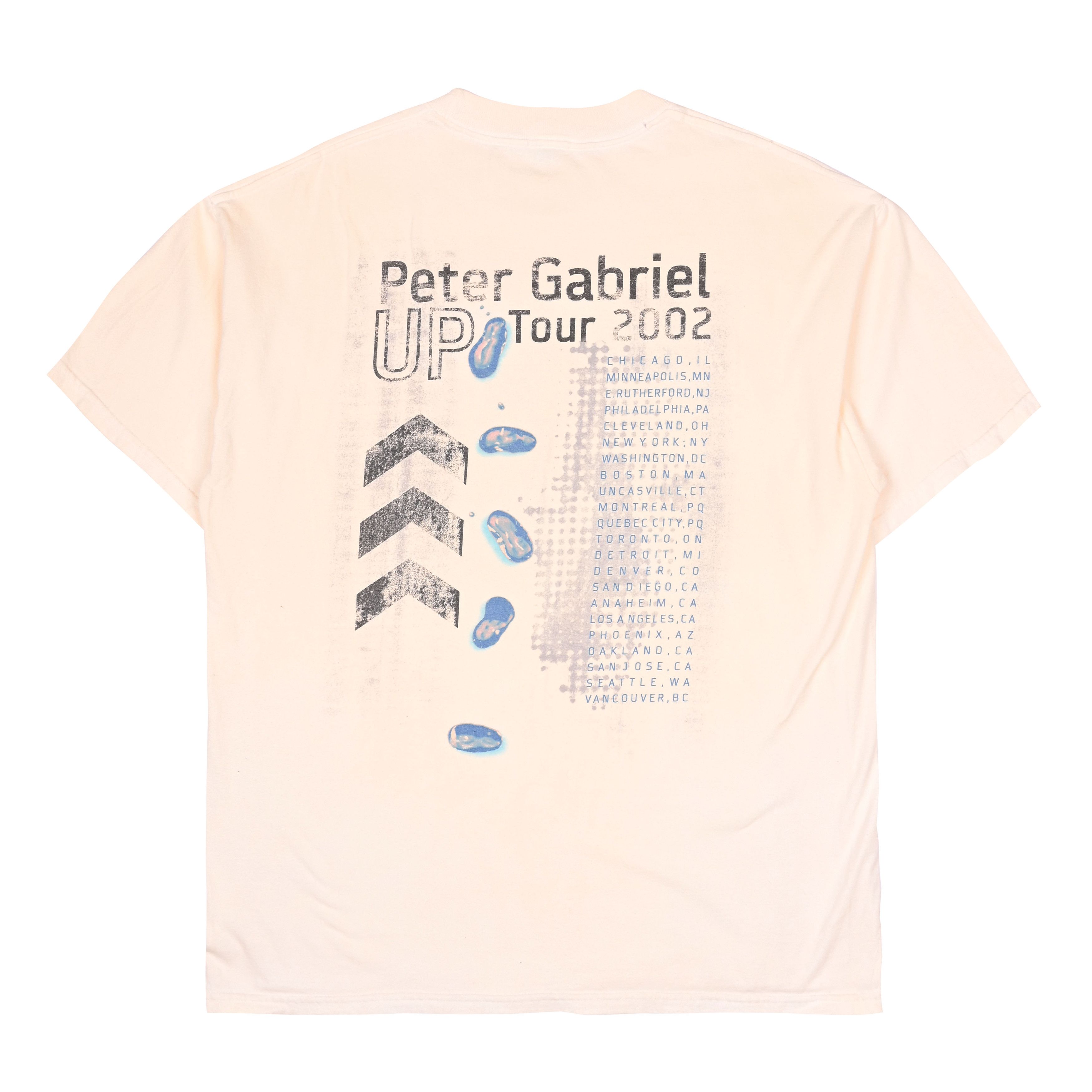 Band Tees Rare Peter Gabriel “UP” Tour T-Shirt 2002 Vintage Merch Size US L / EU 52-54 / 3 - 3 Thumbnail