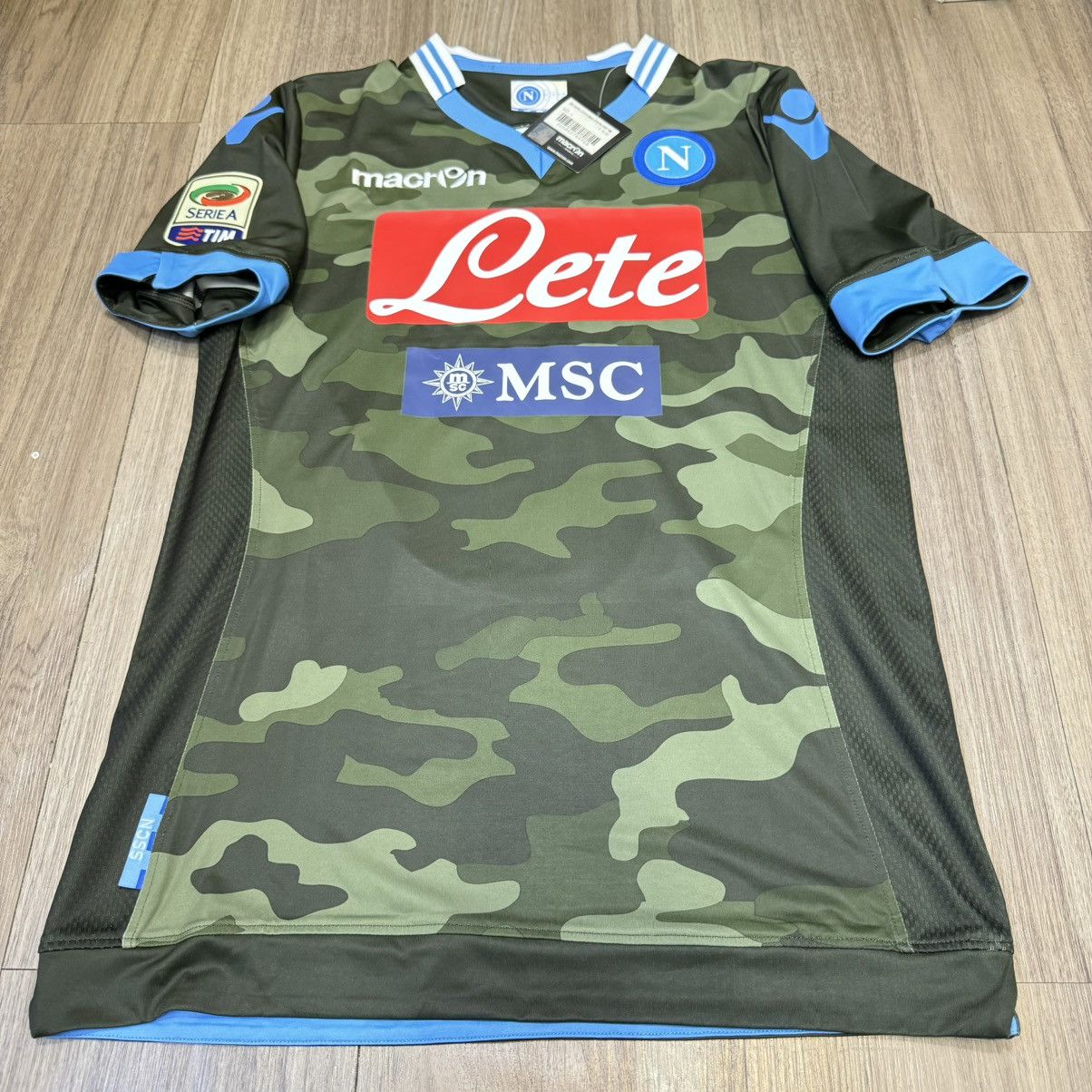 Macron Napoli 13/14 player issue away shirt #9 Higuain (bnwt) Size US M / EU 48-50 / 2 - 1 Thumbnail