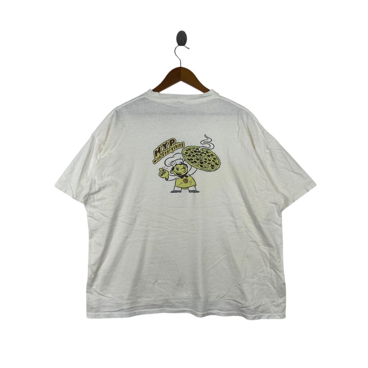 Vintage Vintage Y2K MAKIN DOUGH HYP With Everything Baggy Tee Shirt Size US XXL / EU 58 / 5 - 4 Thumbnail