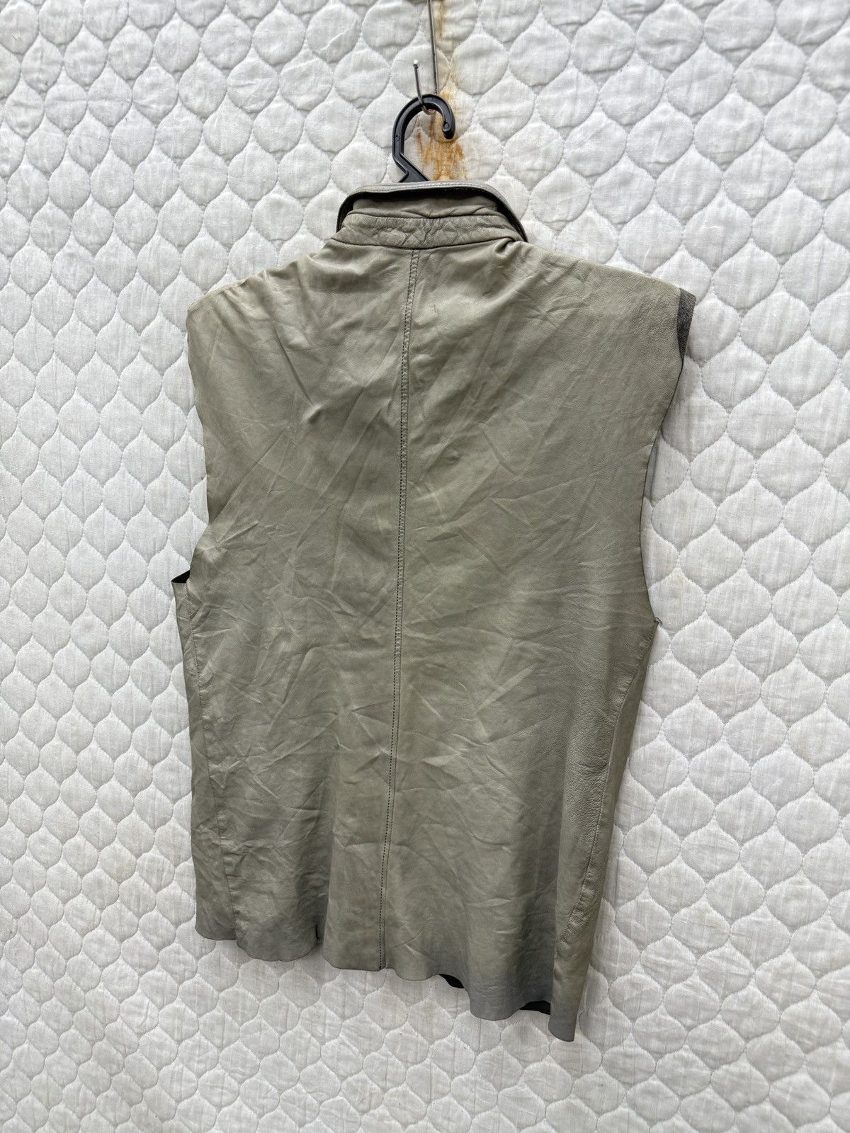 Drome 🔥🔥🔥ARCHIVE DROMe LEATHER SLEEVELESS BUTTON UP Size US M / EU 48-50 / 2 - 5 Thumbnail