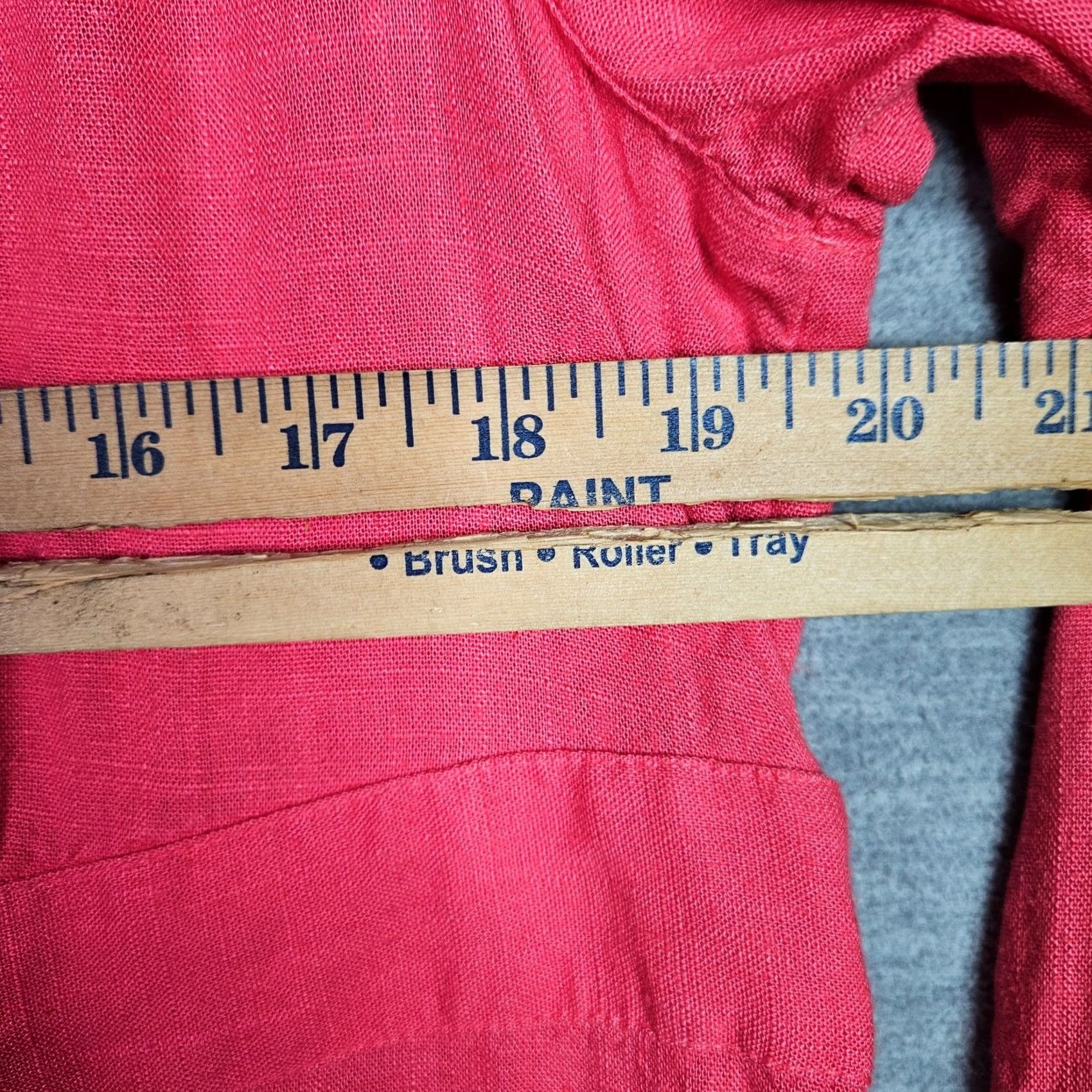 J. Jill J Jill Womens M Coral Button Front Tunic Flowy 3/4 Sleeve Dress Size M / US 6-8 / IT 42-44 - 7 Thumbnail