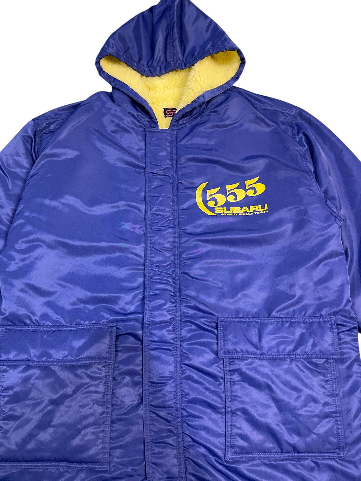 Japanese Brand Vintage 555 Subary World Rally Team by STi Long jacket Size US XL / EU 56 / 4 - 4 Thumbnail