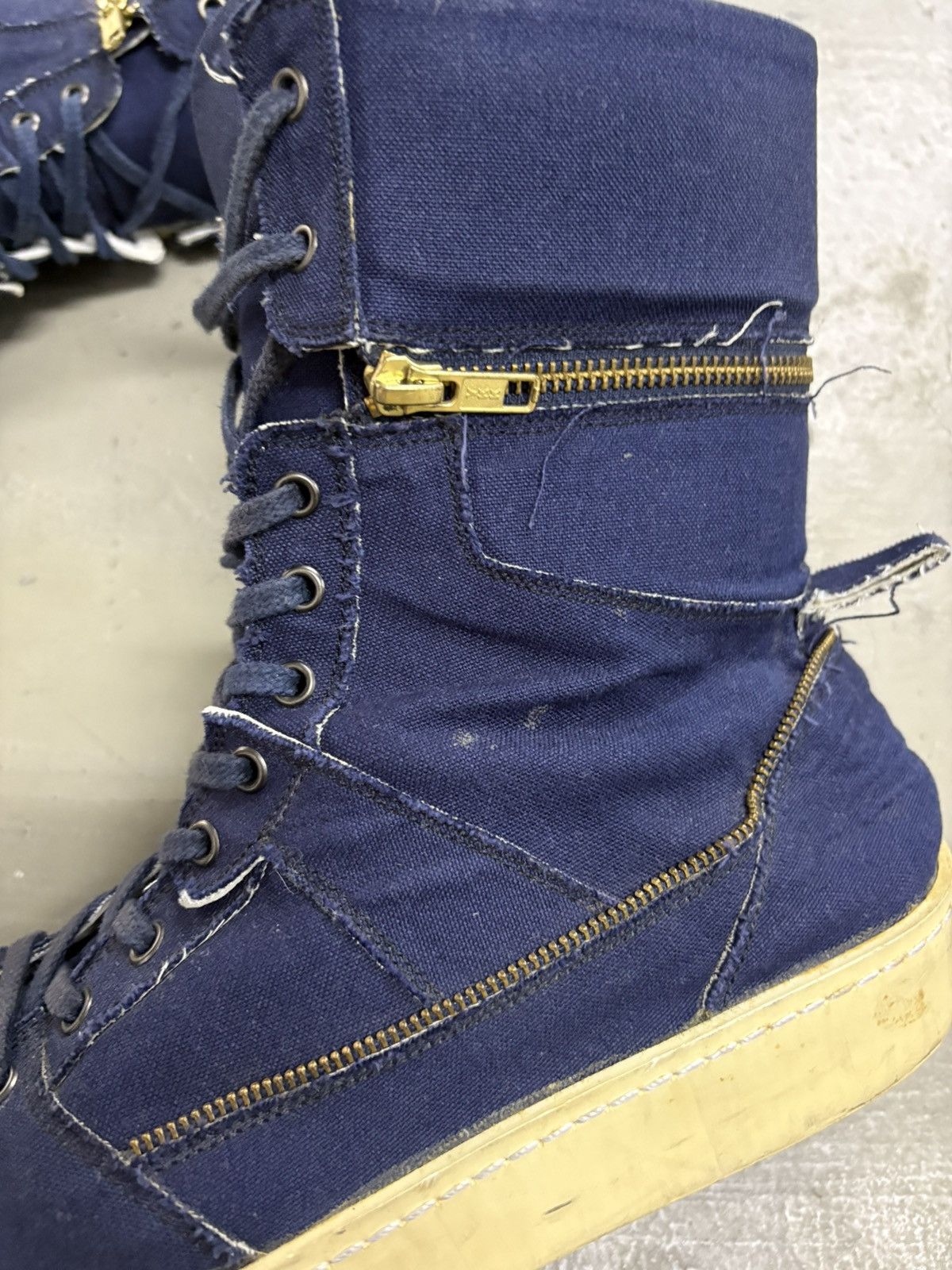 KMRii KMRii GOA LGB cyberpunk rick owen designer high top Size US 11 / EU 44 - 10 Thumbnail
