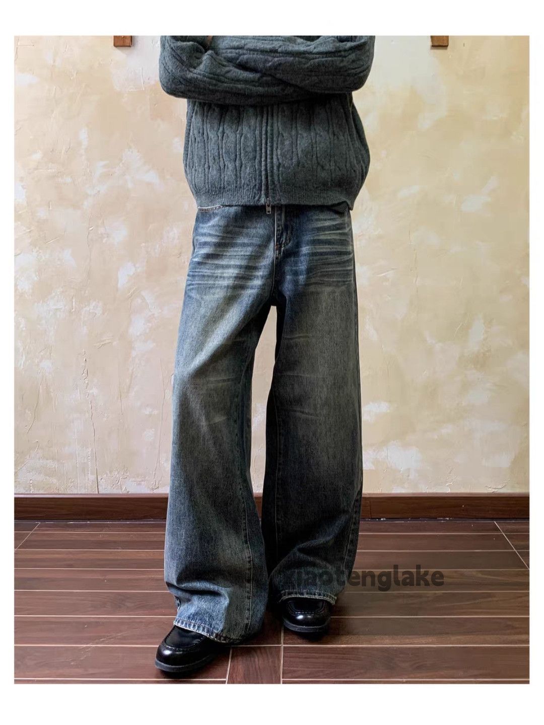 Jean ltx vintage washed faded cleanfit loose baggy jeans Size US 28 / EU 44 - 4 Thumbnail