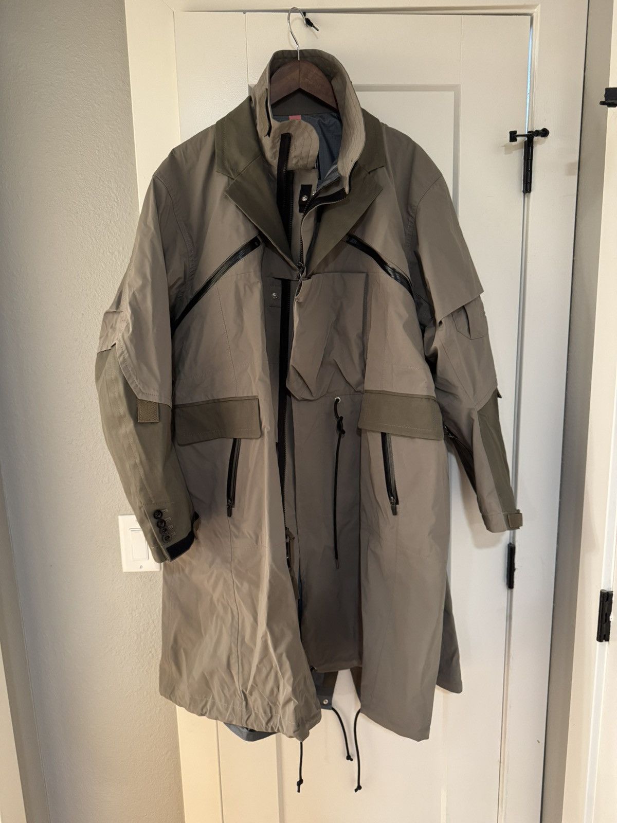 Acronym × Sacai Sac-j2760 trench coat - alpha green SIZE 2/M Size US M / EU 48-50 / 2 - 4 Thumbnail